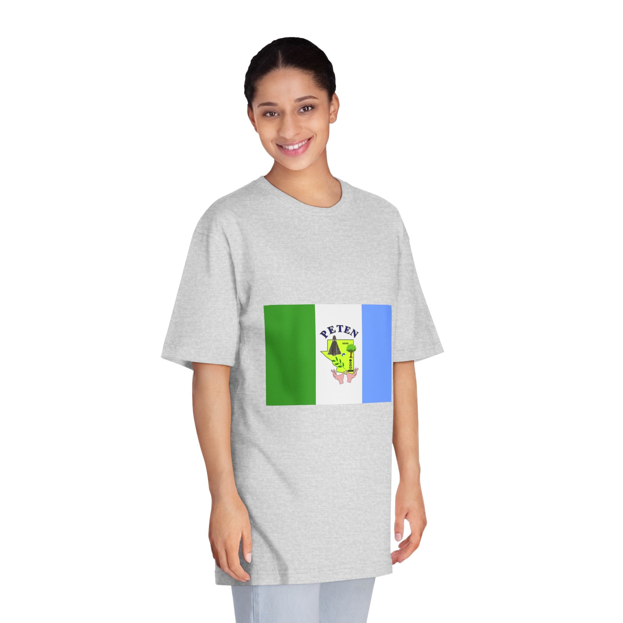 Flag of El Petén Department Unisex Classic Crewneck T Shirt - Image 15