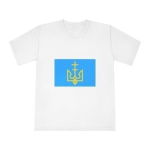 Flag of Volodymyr District Unisex Classic Crewneck T Shirt