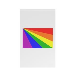 Diversity Flag Inclusive Pride Banner With Rainbow Stripes Black Brown Color House Banner
