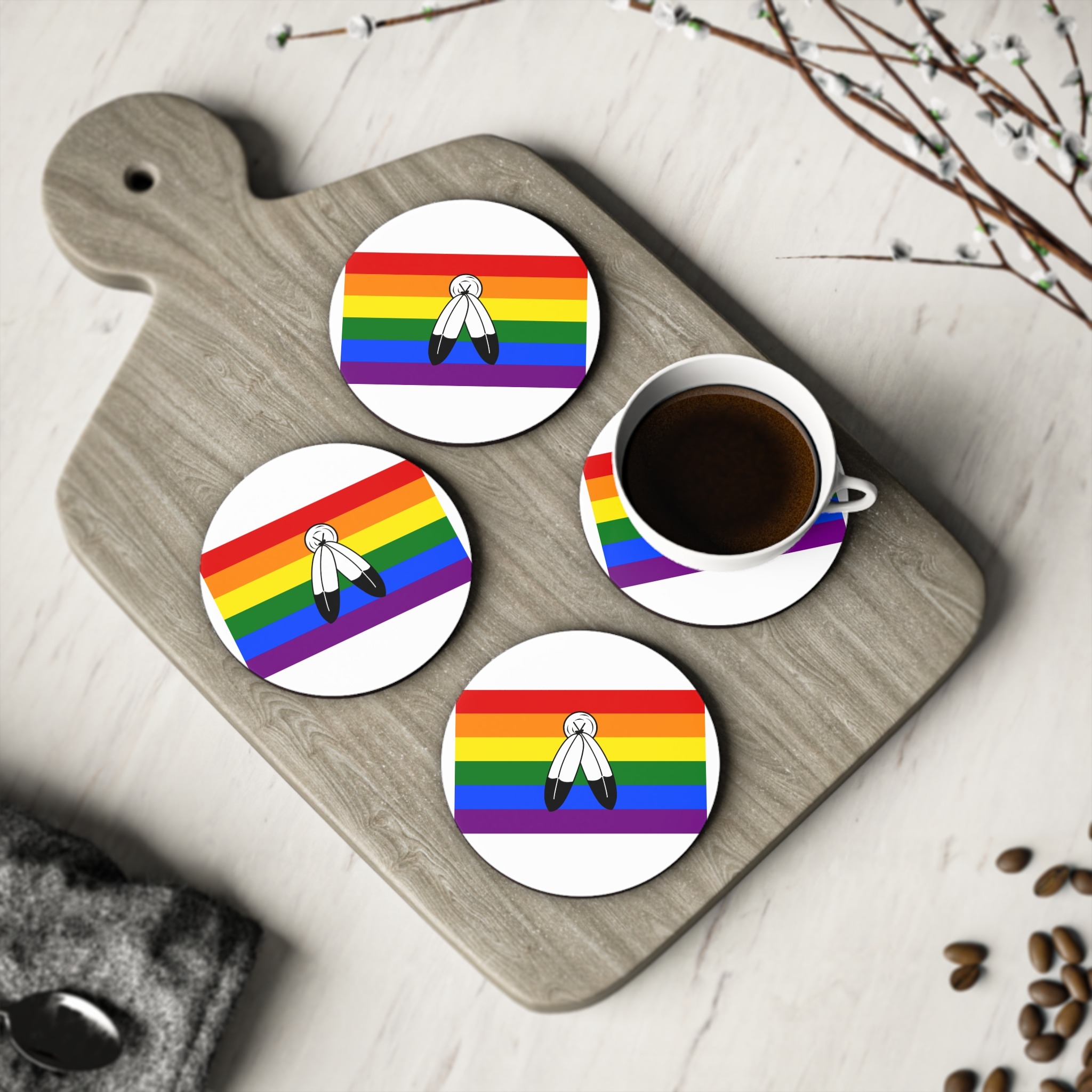 Two Spirit Flag Coasters - Image 4