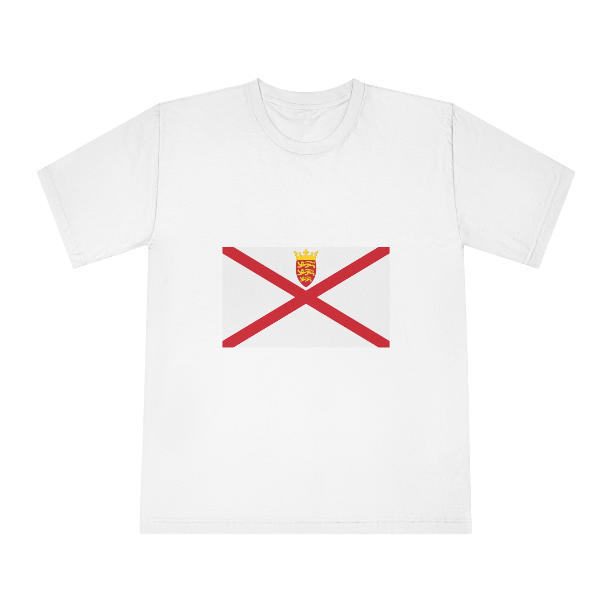 Flag of Jersey Unisex Classic Crewneck T Shirt