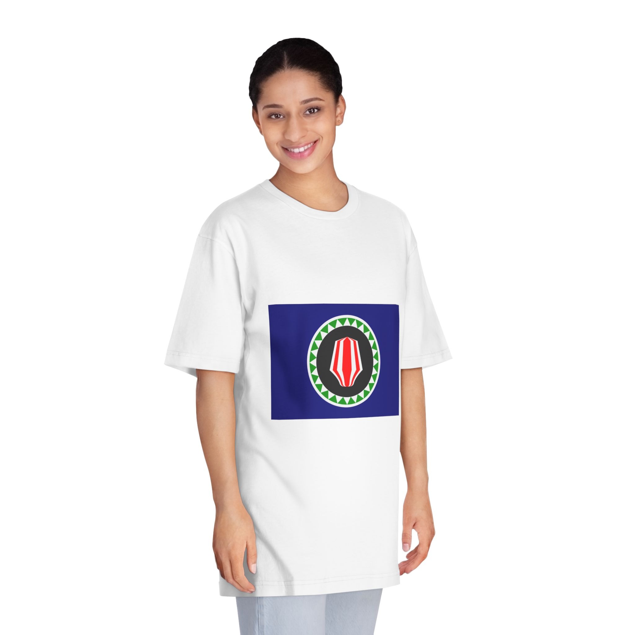 Flag of Bougainville Unisex Classic Crewneck T Shirt - Image 3