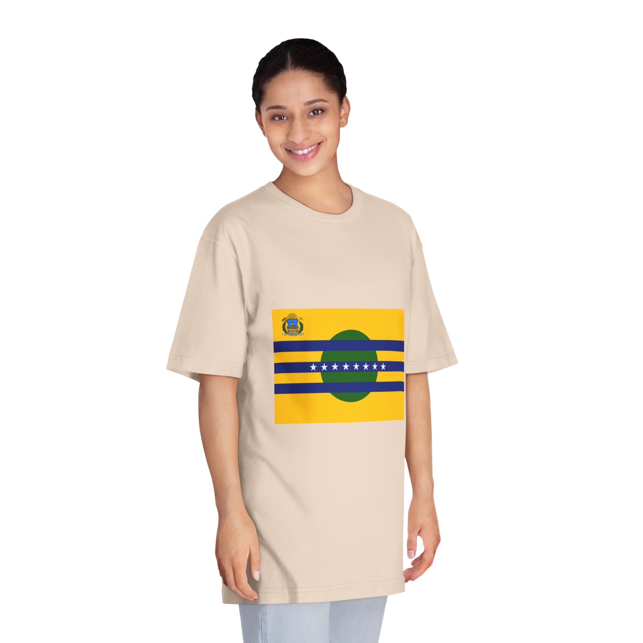 Flag of Bolívar State Unisex Classic Crewneck T Shirt - Image 11