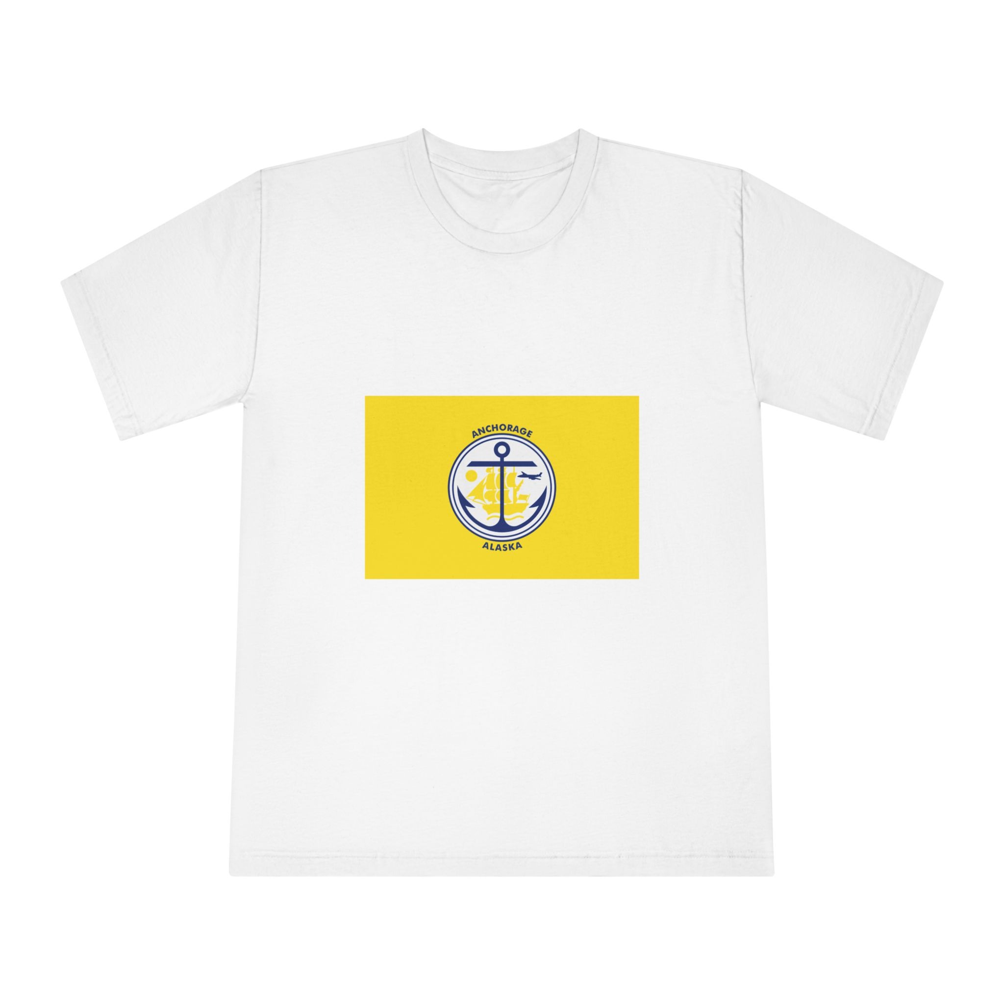 Flag of Anchorage, Alaska Unisex Classic Crewneck T Shirt