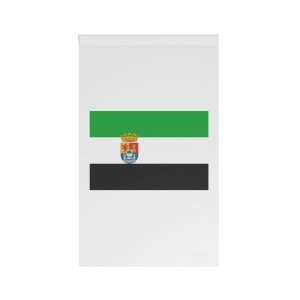 Flag of Extremadura, Spain (with Coat of Arms) House Banner