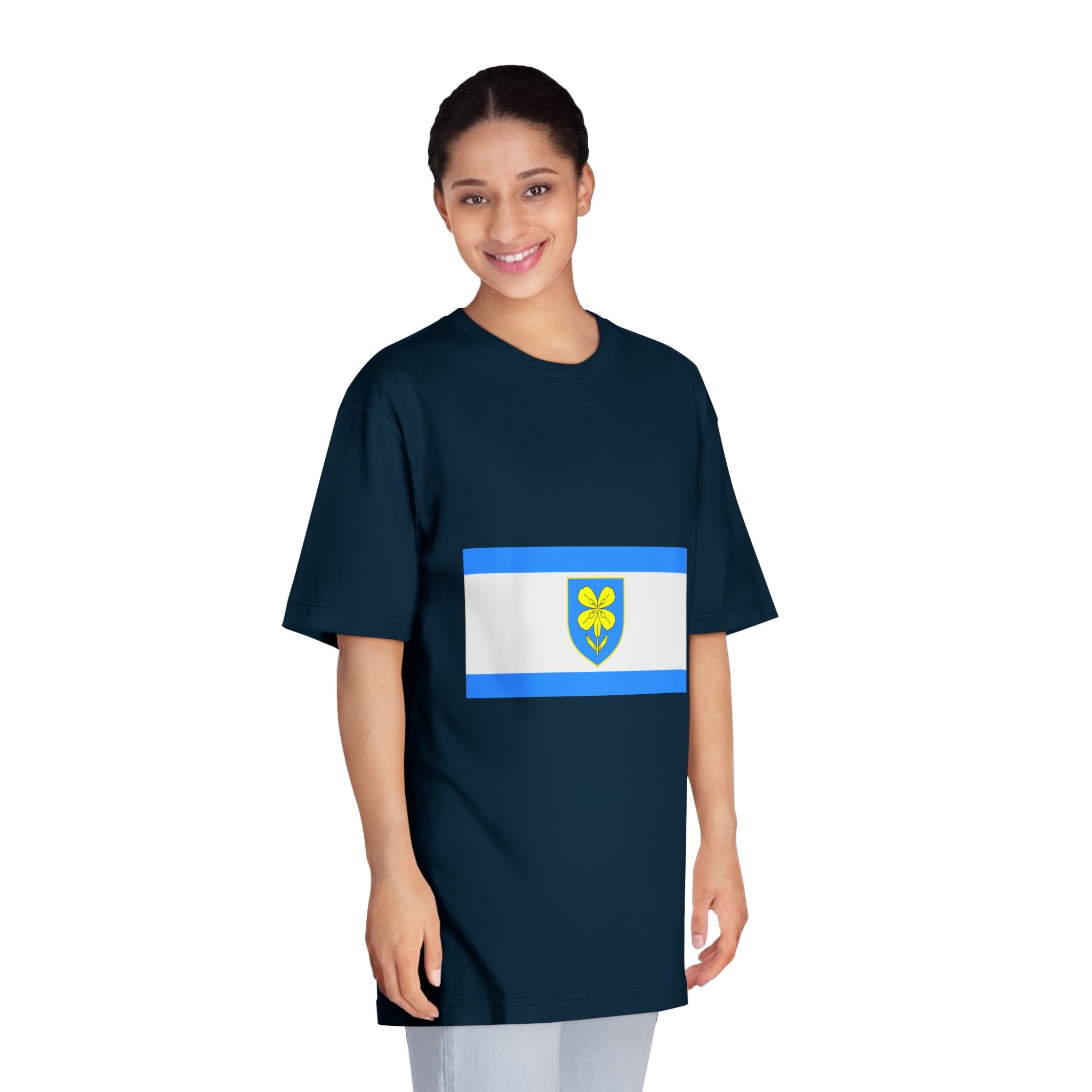 Flag of Lika Senj County Unisex Classic Crewneck T Shirt - Image 19