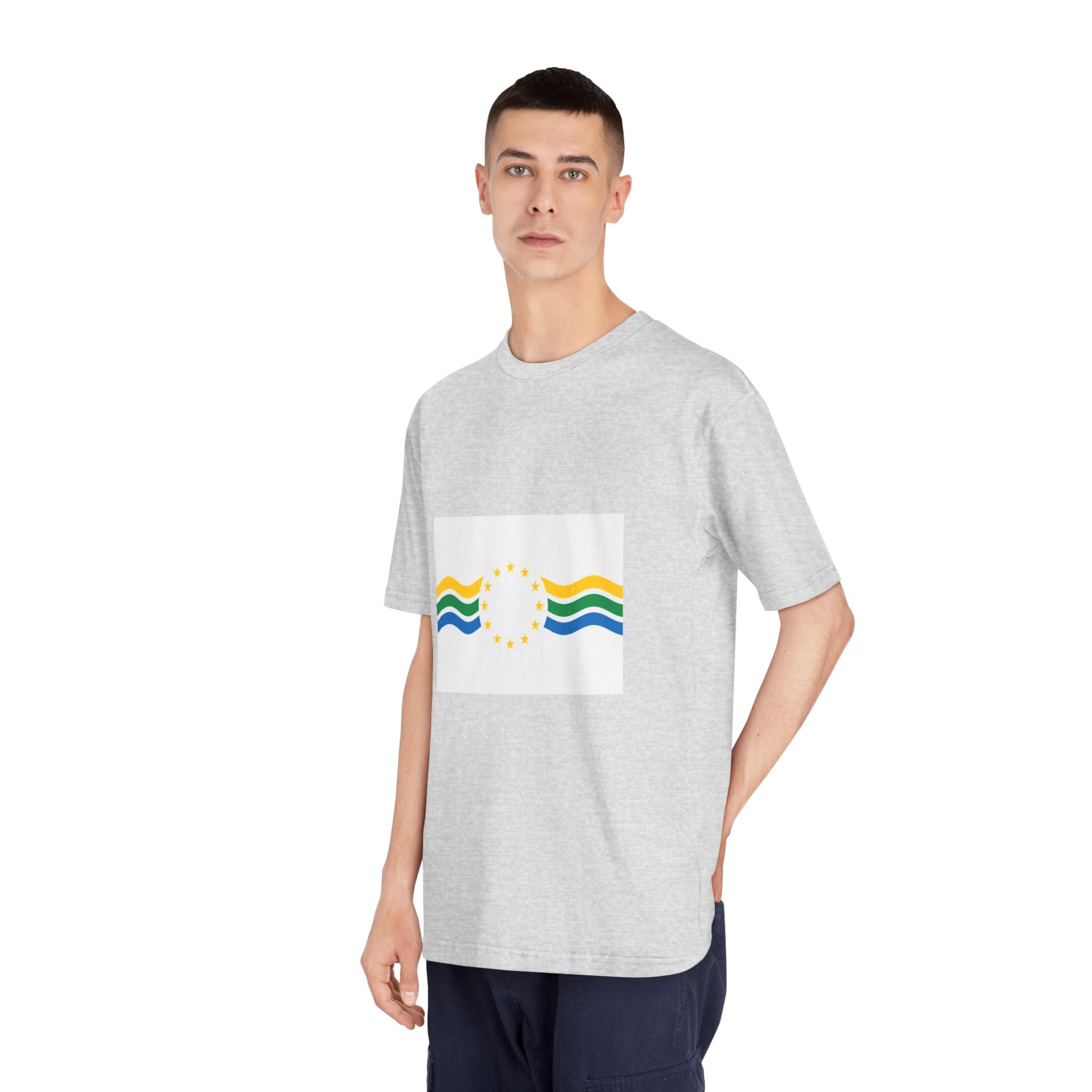 Flag of Los Ríos, Chile Unisex Classic Crewneck T Shirt - Image 16