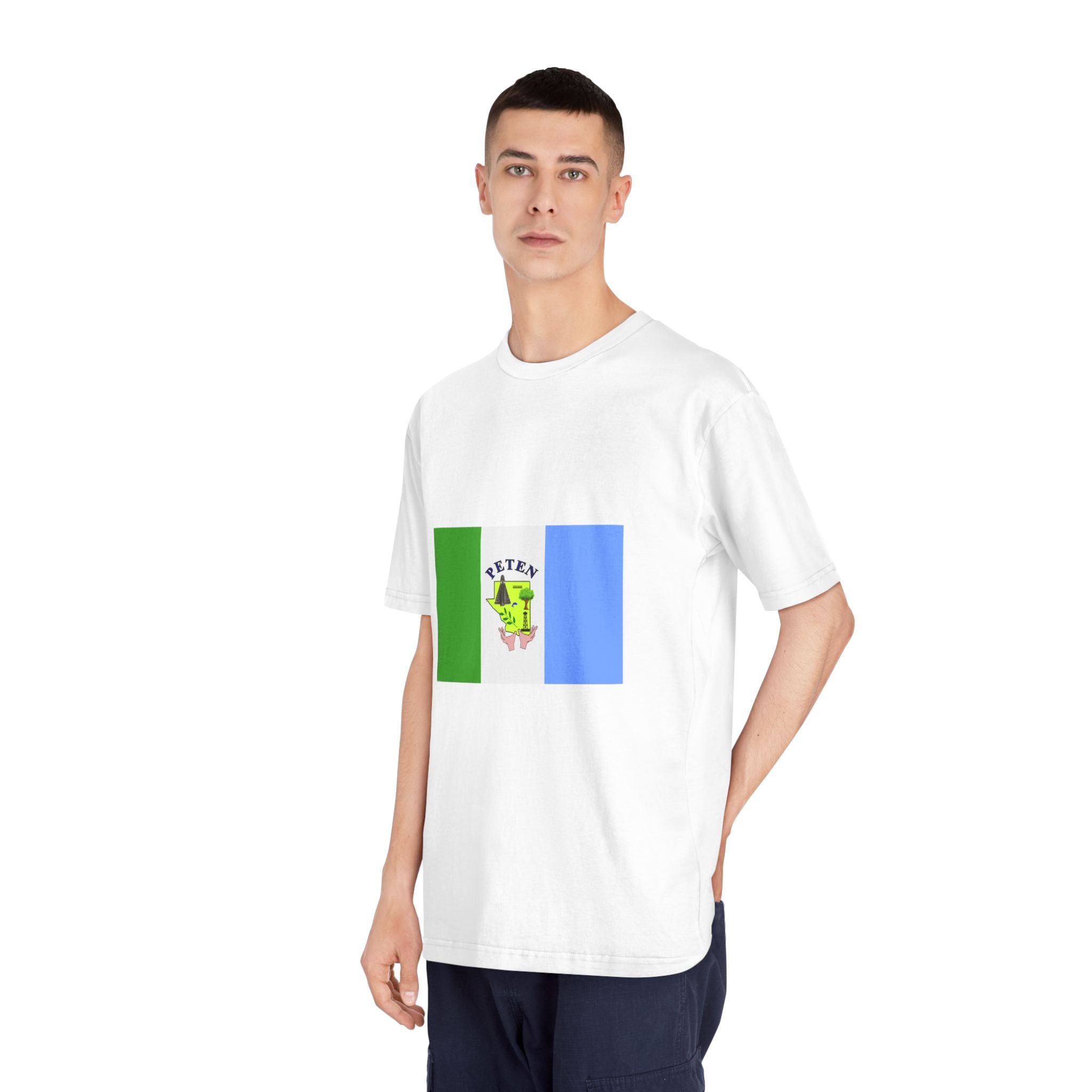 Flag of El Petén Department Unisex Classic Crewneck T Shirt - Image 4