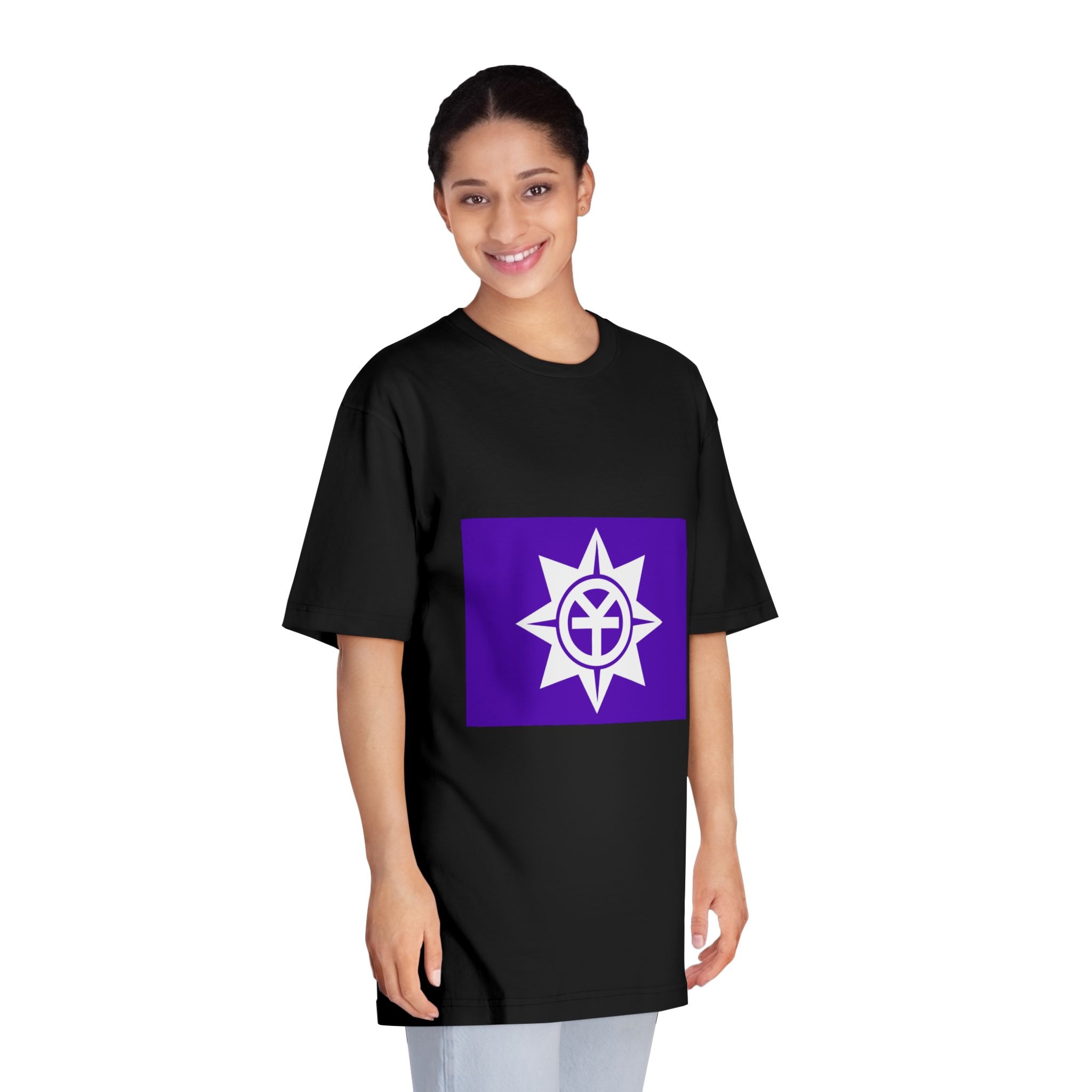 Flag of Okayama Okayama Unisex Classic Crewneck T Shirt - Image 7