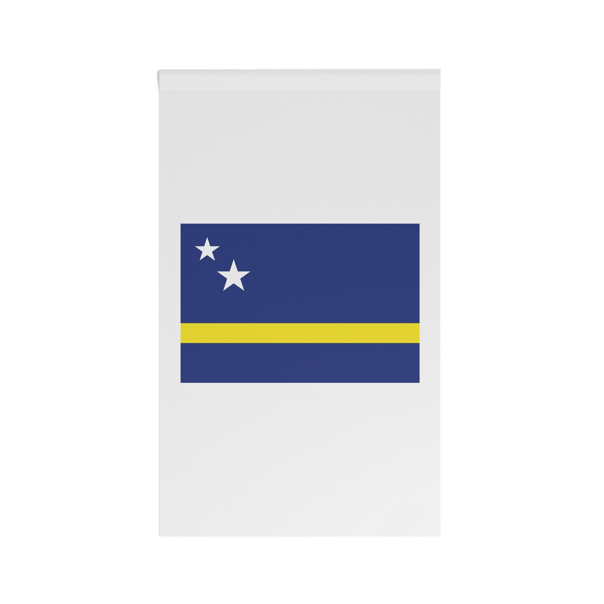Flag Curacao Blue Field With Yellow Stripe White Stars Caribbean National Flag House Banner - Image 2