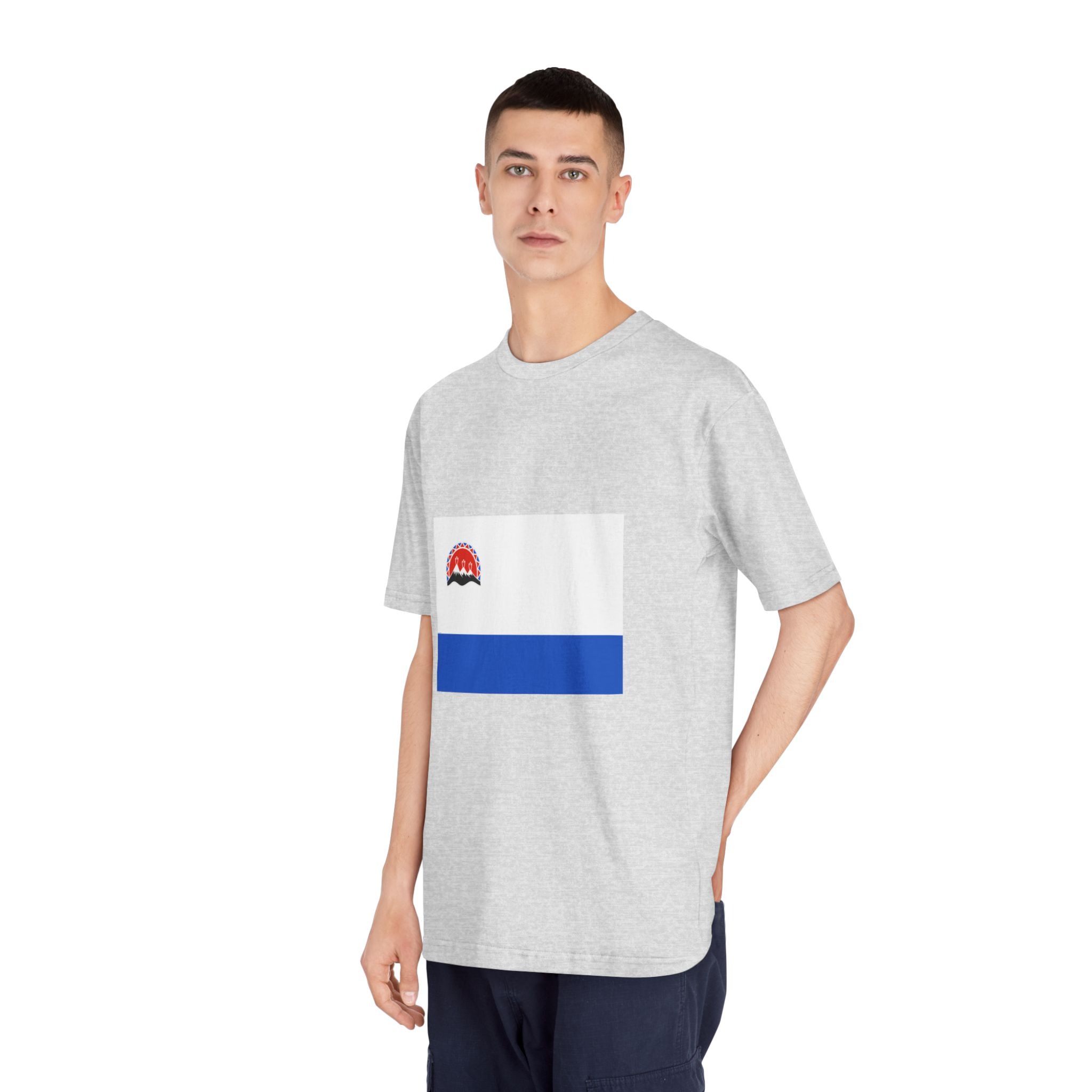 Flag of Kamchatka Krai Unisex Classic Crewneck T Shirt - Image 16