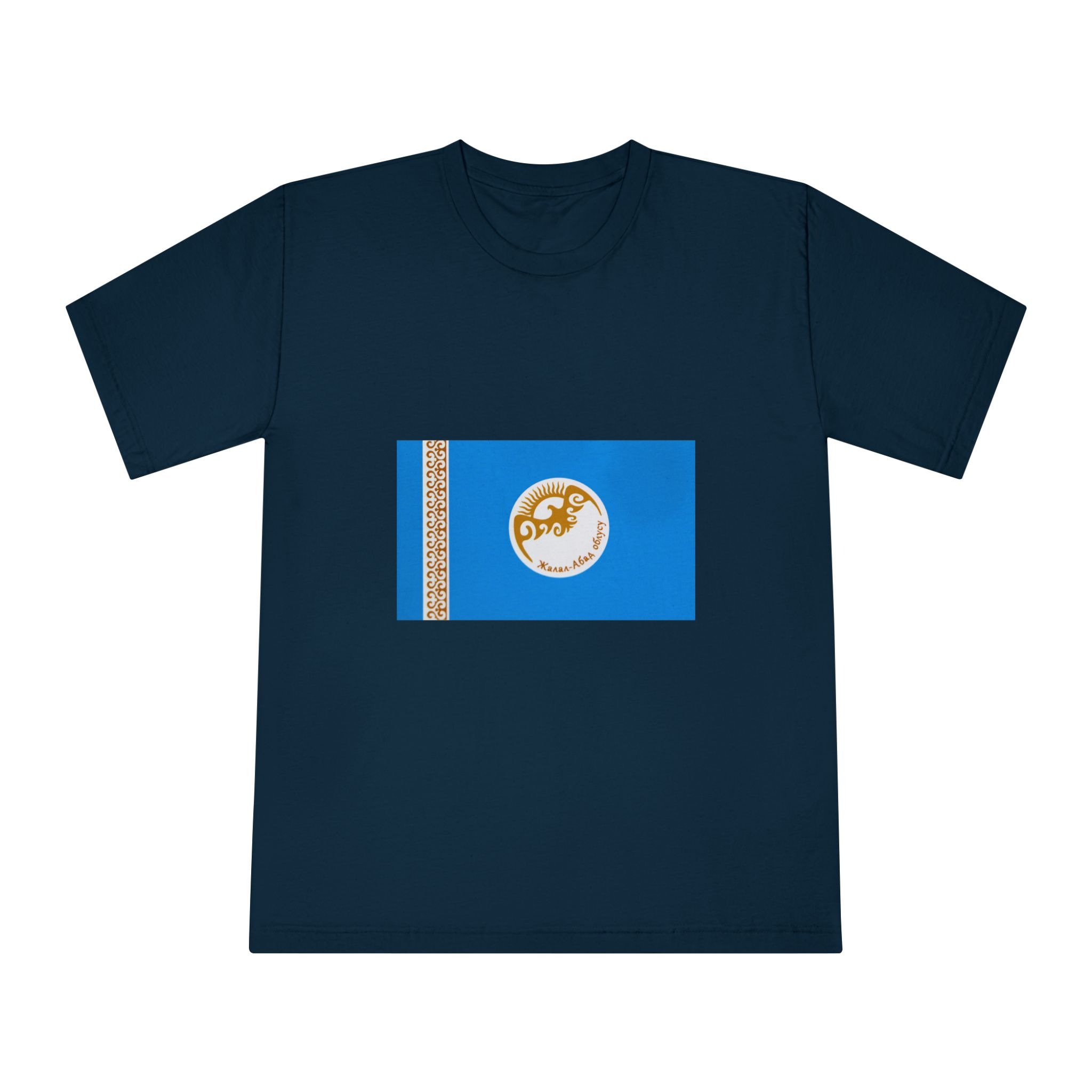Flag of Jalal Abad Region Unisex Classic Crewneck T Shirt - Image 17