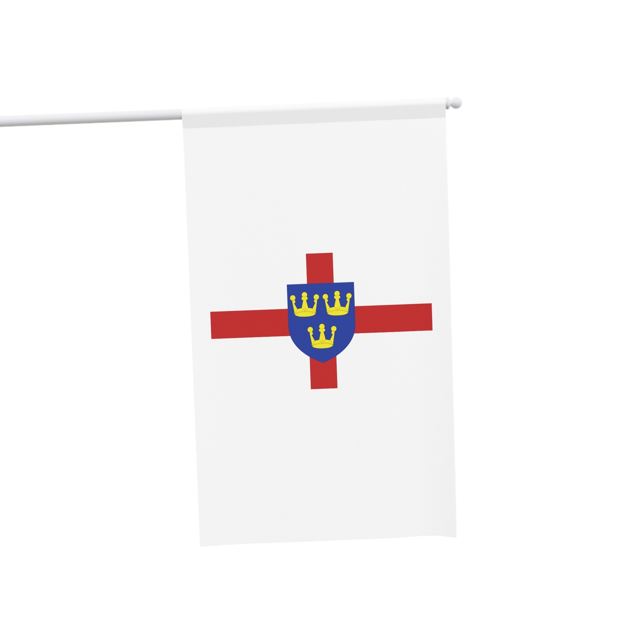 East Anglia Flag Three Golden Crowns Red Regional Flag East Anglia England English House Banner - Image 3