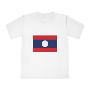Flag of Laos Unisex Classic Crewneck T Shirt