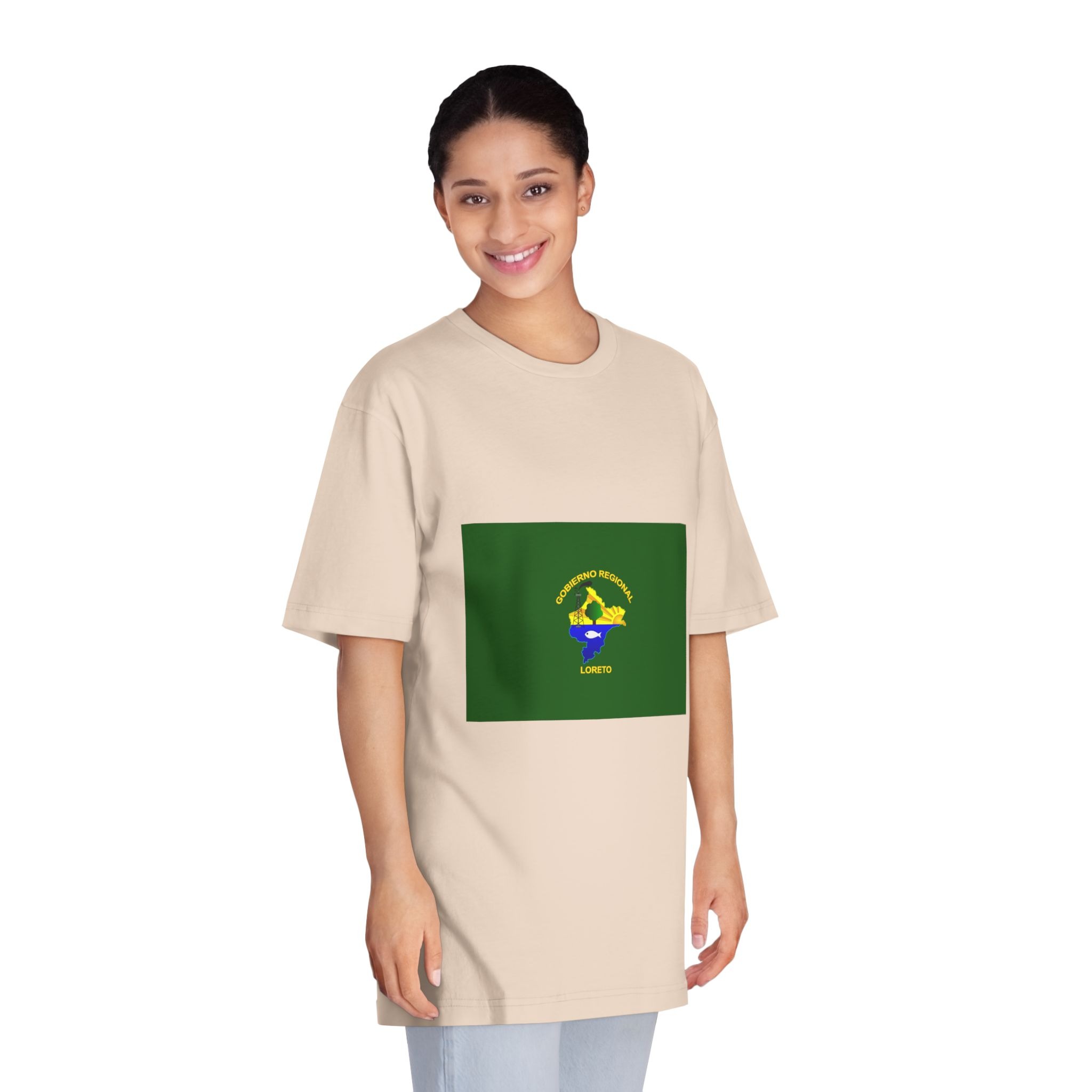 Bandera Región Loreto Unisex Classic Crewneck T Shirt - Image 11