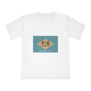 Flag of Delaware Unisex Classic Crewneck T Shirt