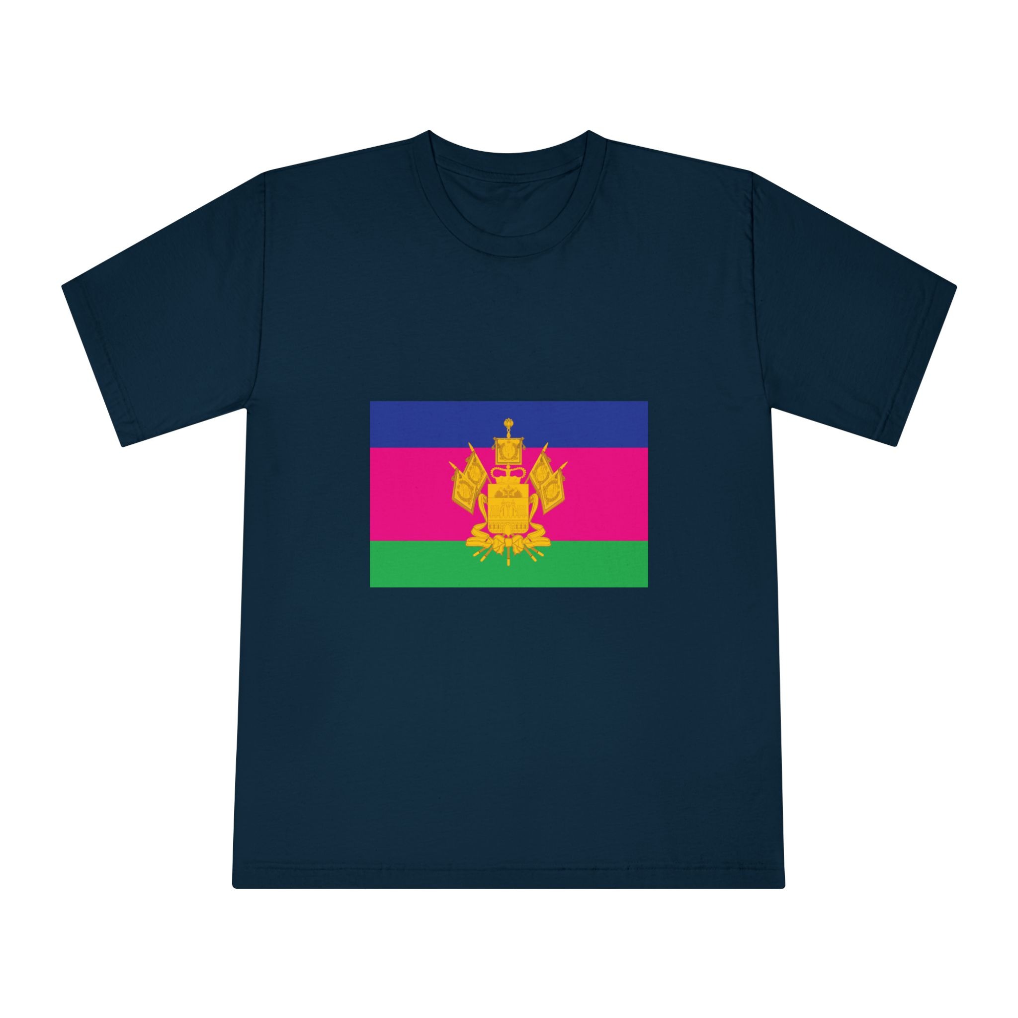 Flag of Krasnodar Krai Unisex Classic Crewneck T Shirt - Image 17