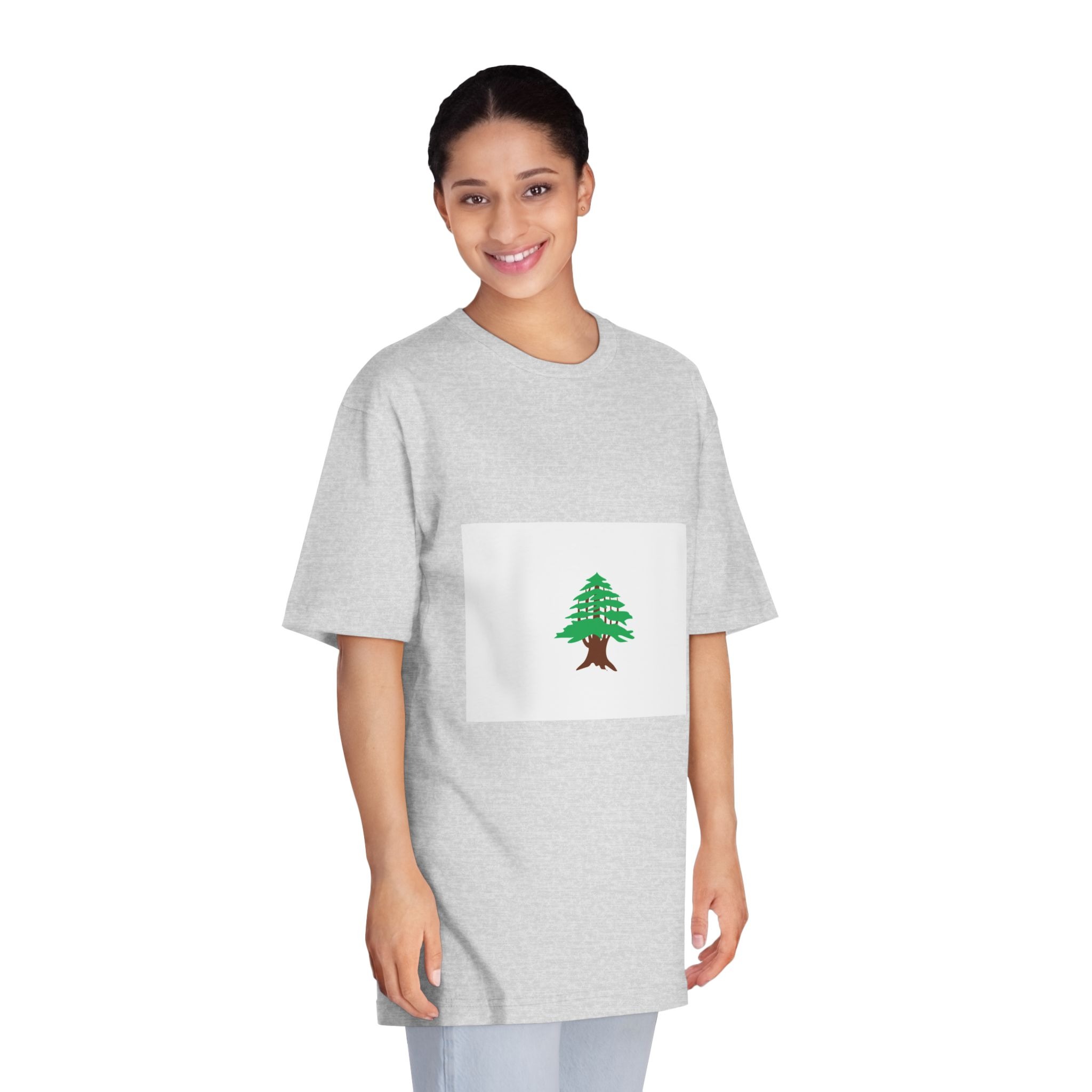 Flag of Lebanon (1918 1920) Unisex Classic Crewneck T Shirt - Image 15