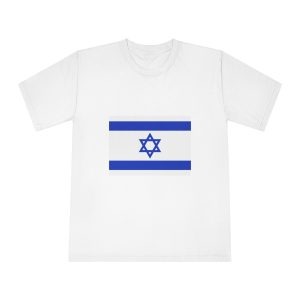 Flag of Israel Unisex Classic Crewneck T Shirt