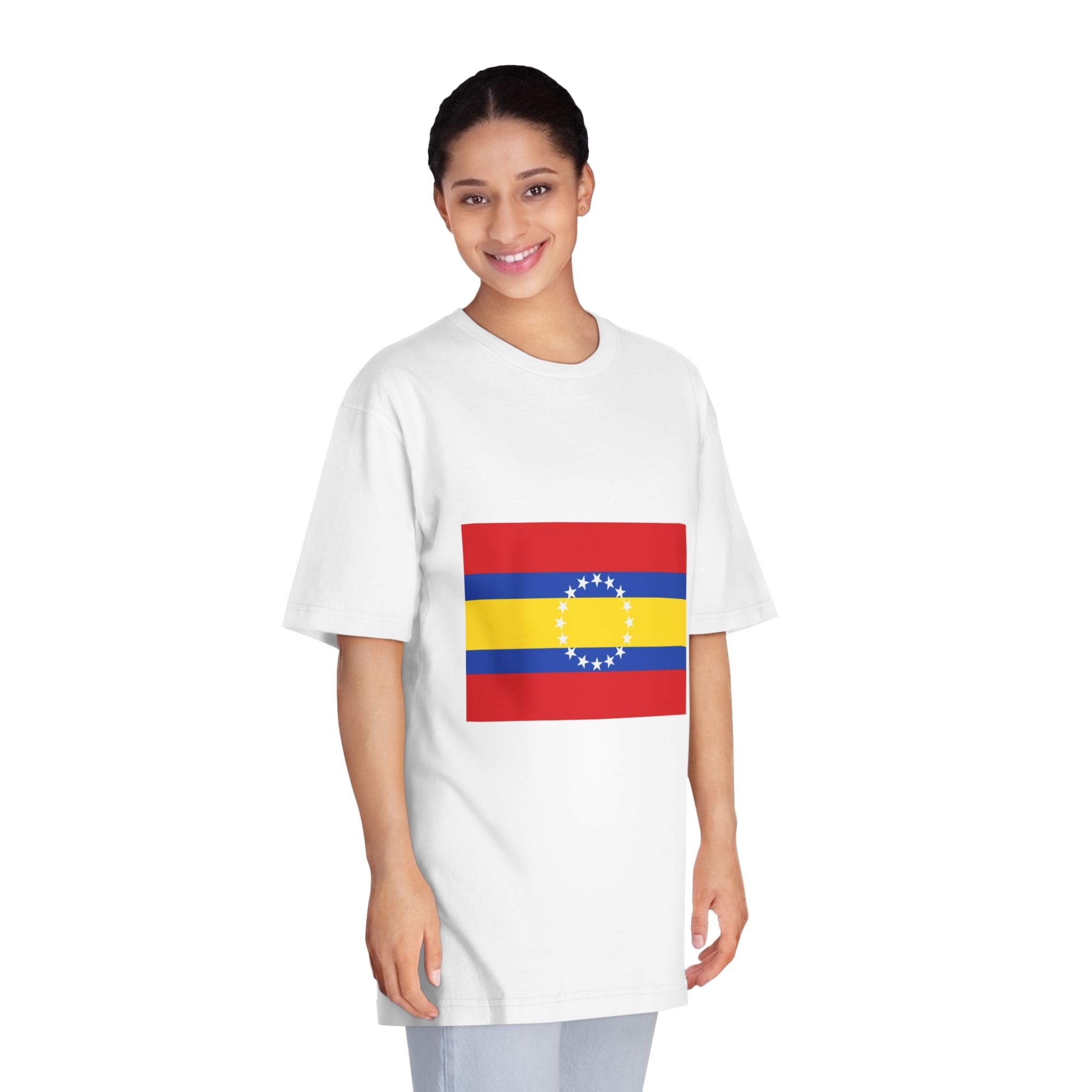 Bandera Provincia Loja Unisex Classic Crewneck T Shirt - Image 3