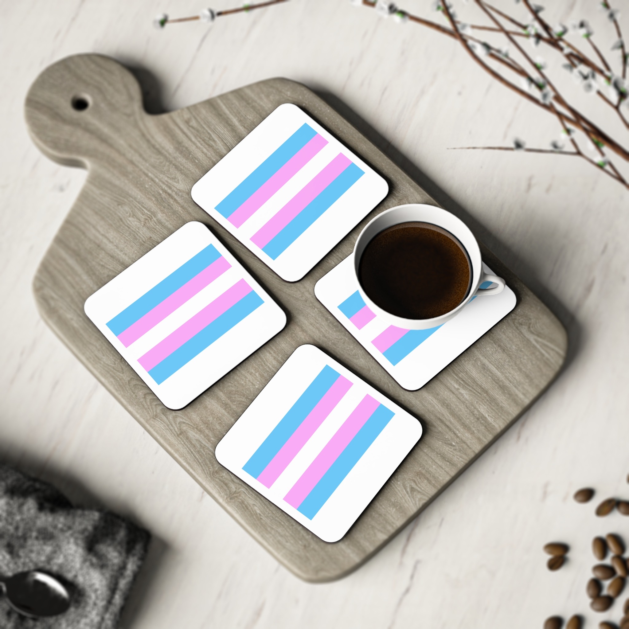 Transexual Flag Coasters - Image 8