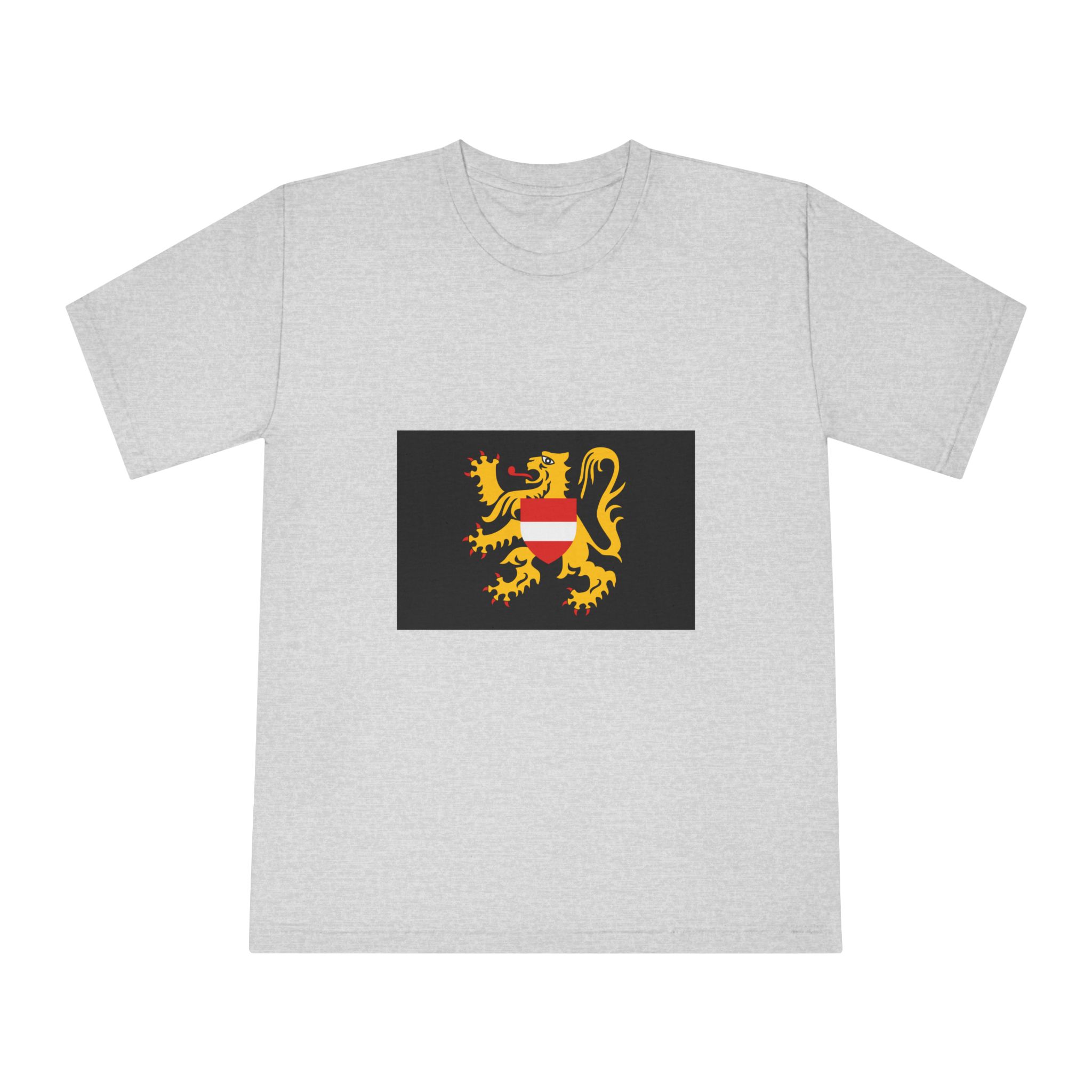 Flag of Flemish Brabant Unisex Classic Crewneck T Shirt - Image 13