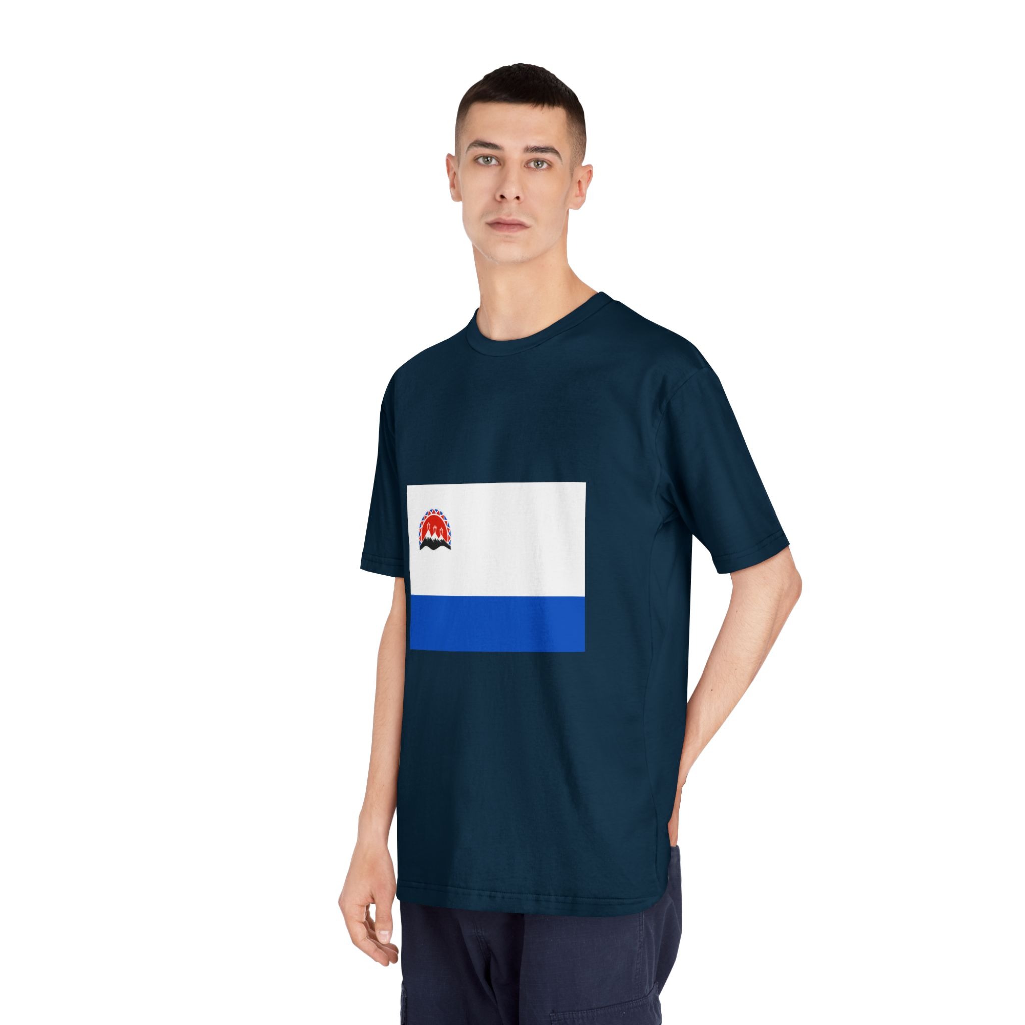 Flag of Kamchatka Krai Unisex Classic Crewneck T Shirt - Image 20