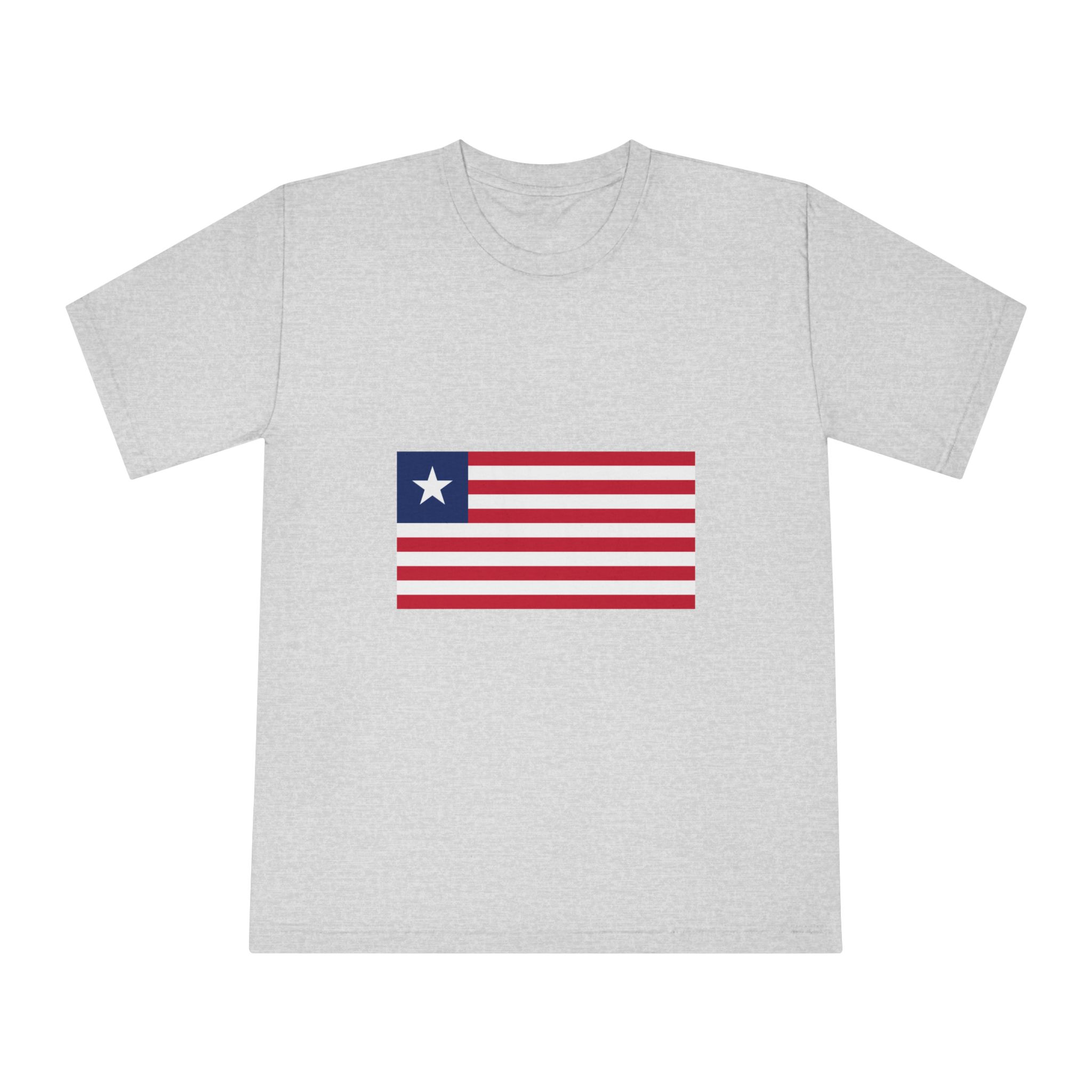 Flag of Liberia Unisex Classic Crewneck T Shirt - Image 13