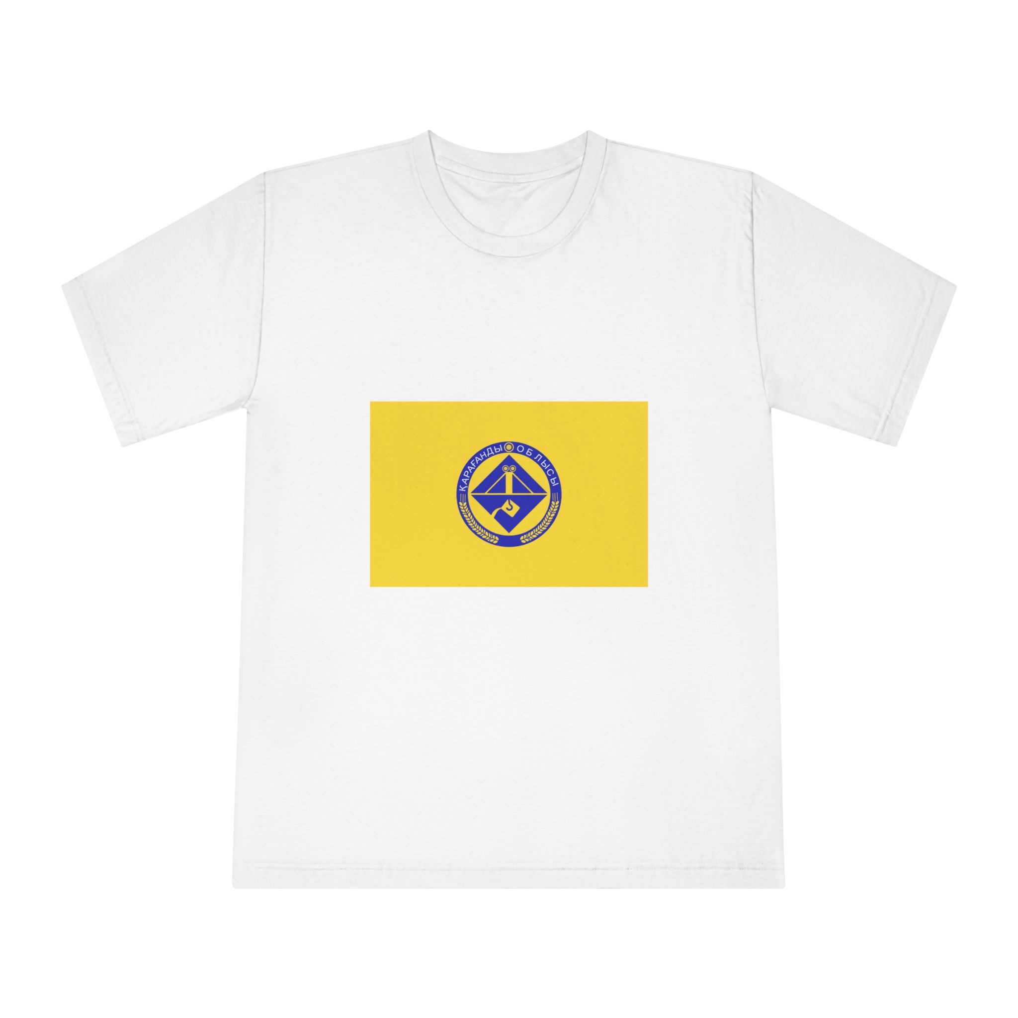 Flag of Karagandy Oblast Unisex Classic Crewneck T Shirt
