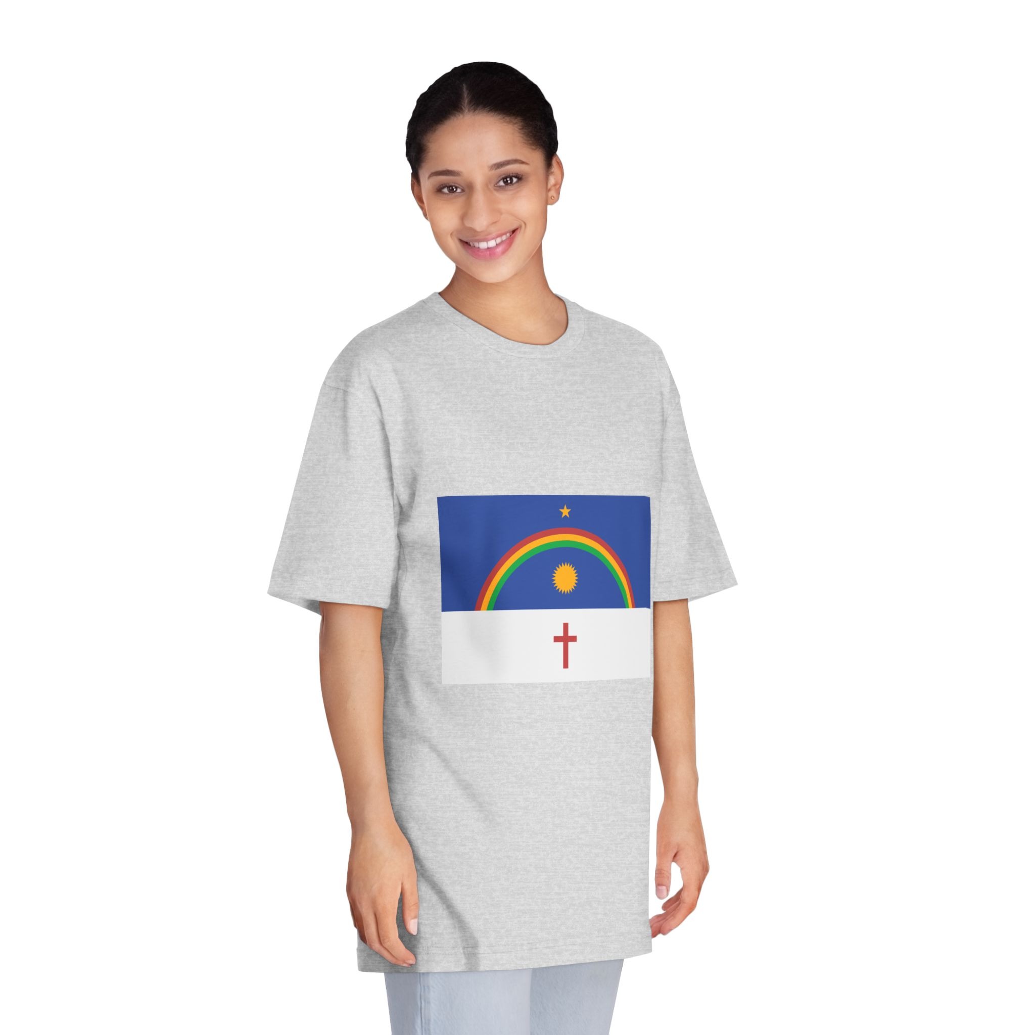 Bandeira de Pernambuco Unisex Classic Crewneck T Shirt - Image 15