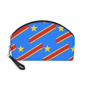 Flag of the Democratic Republic of the Congo Makeup Bag