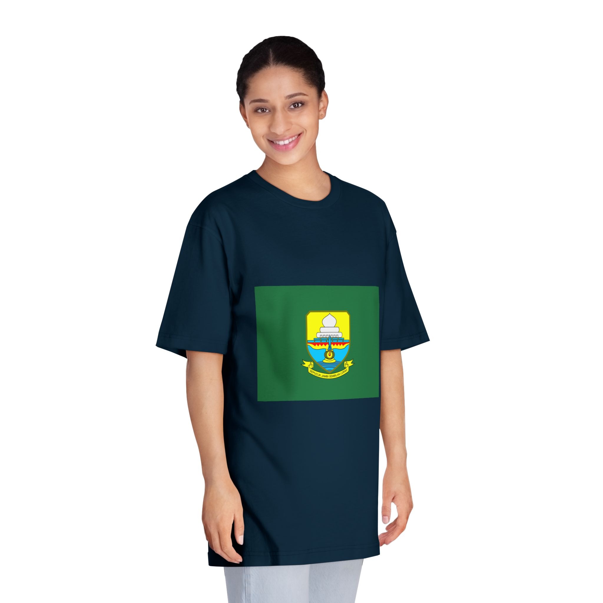 Flag of Jambi Unisex Classic Crewneck T Shirt - Image 19