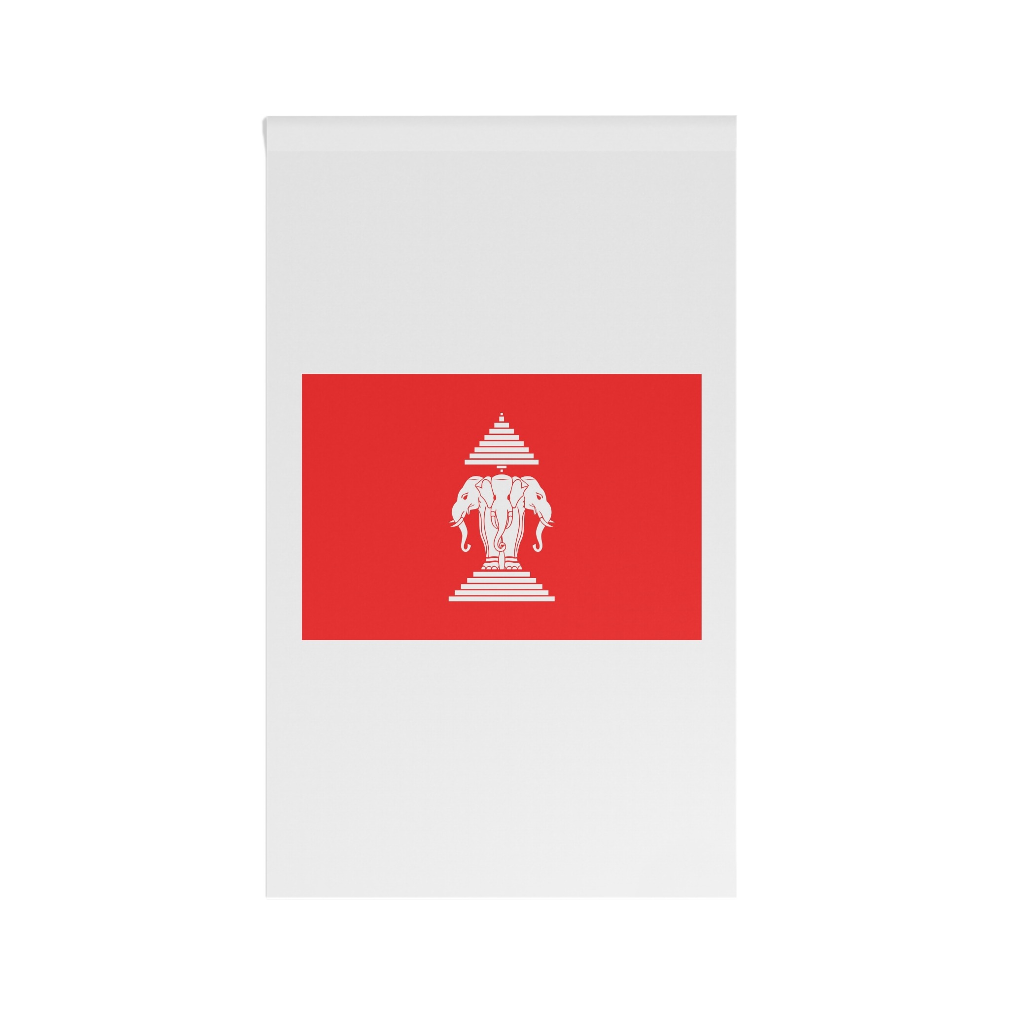 Flag of Laos 1952 1975 House Banner - Image 2