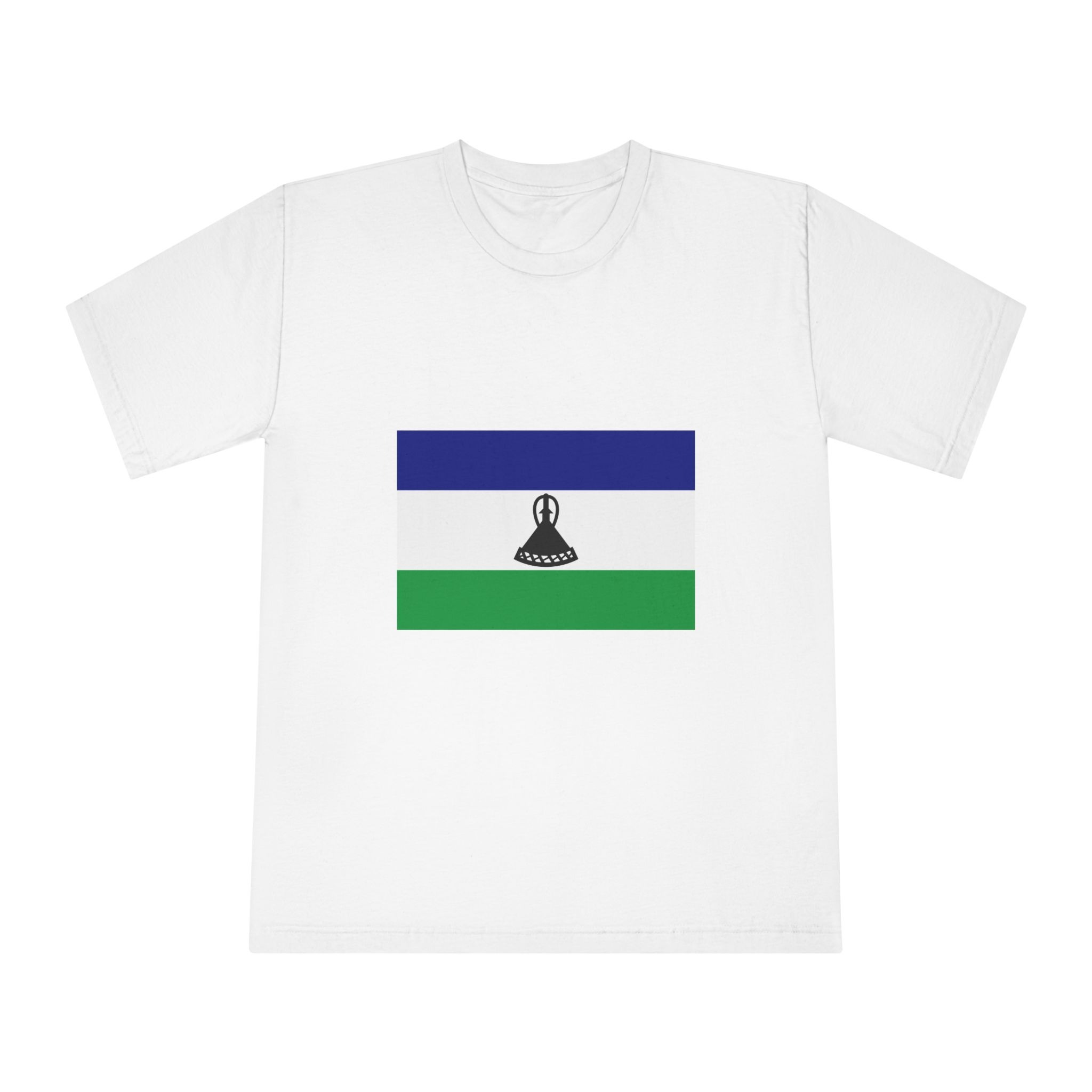 Flag of Lesotho Unisex Classic Crewneck T Shirt