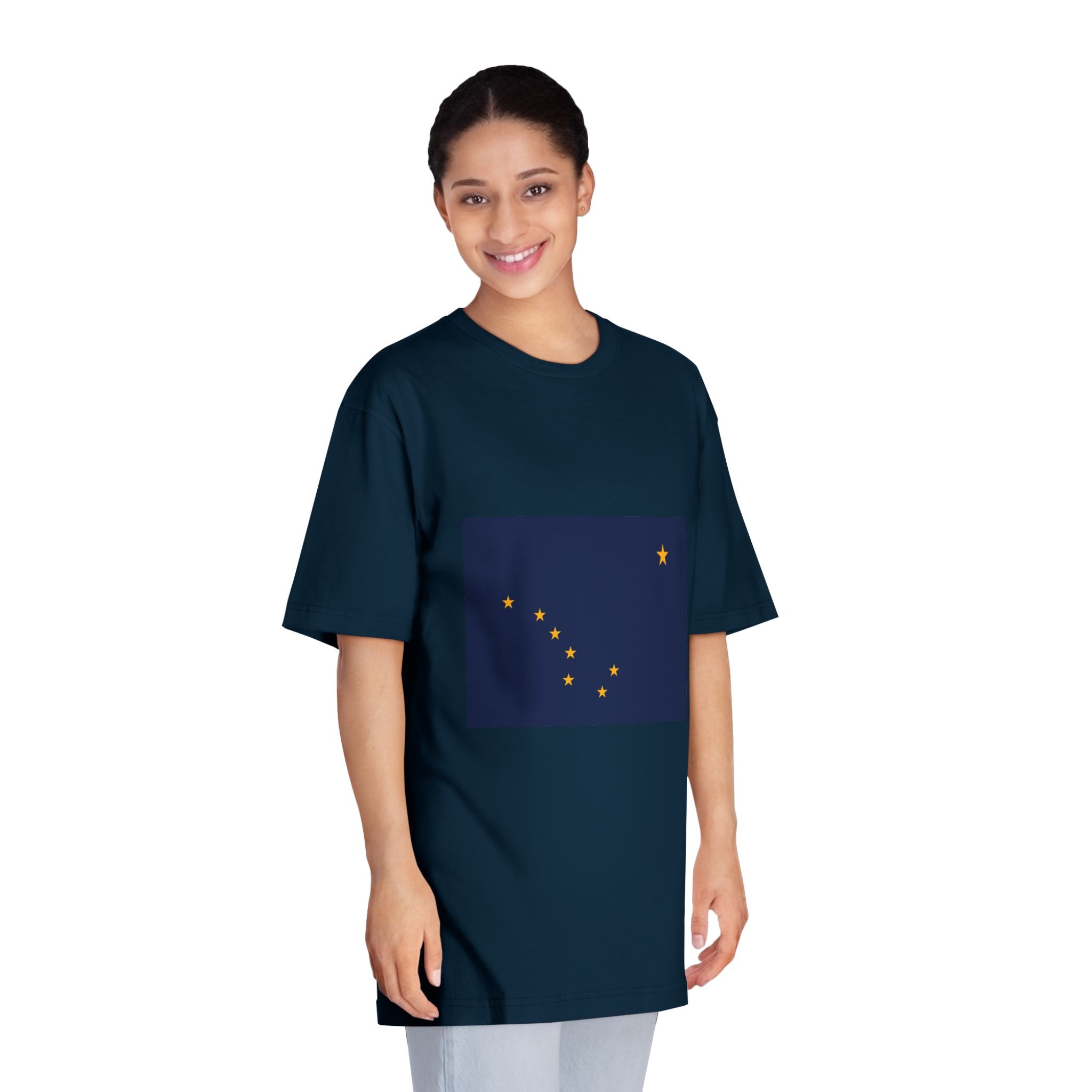 Flag of Alaska Unisex Classic Crewneck T Shirt - Image 19