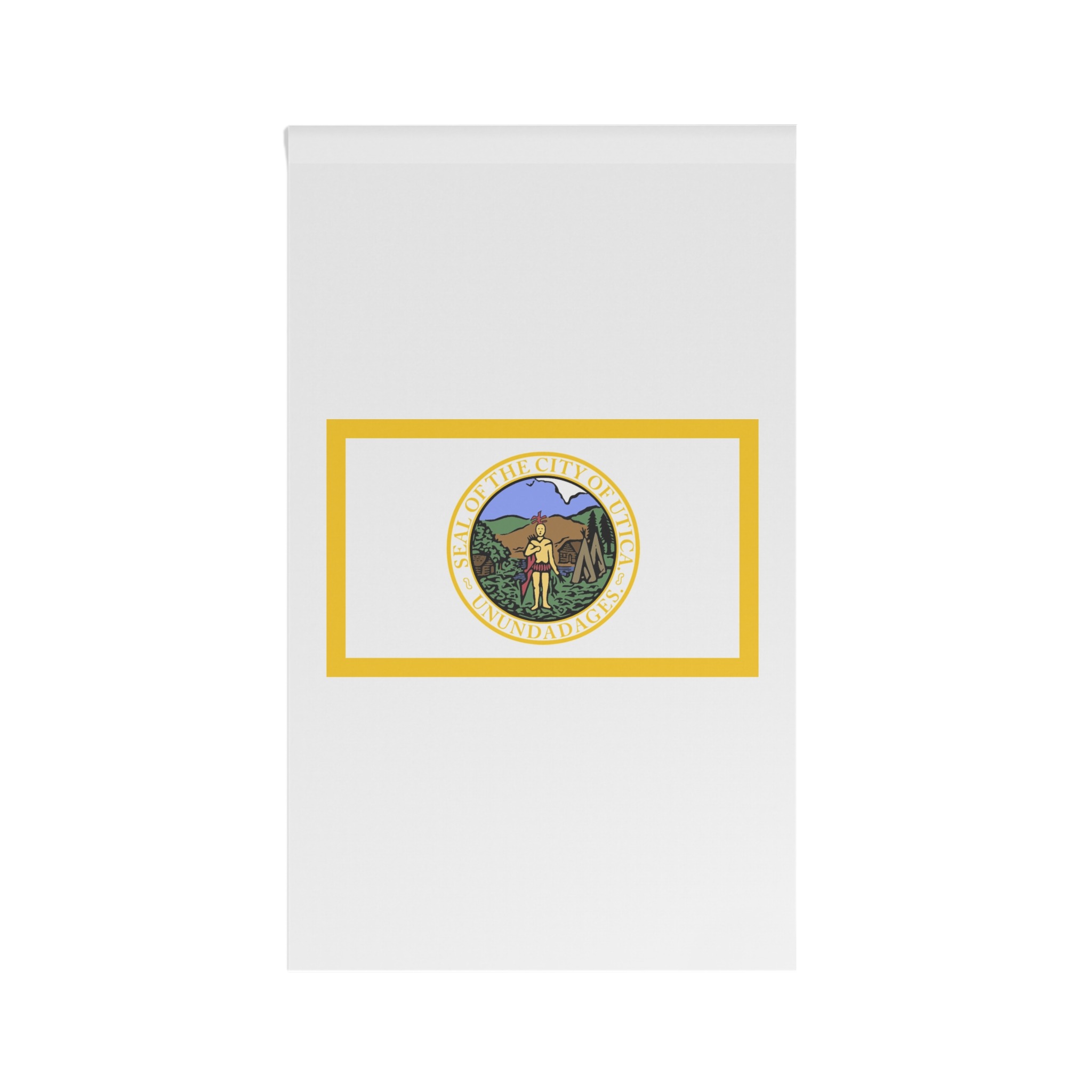 Flag of Utica New York House Banner - Image 2