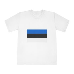 Flag of Estonia Unisex Classic Crewneck T Shirt