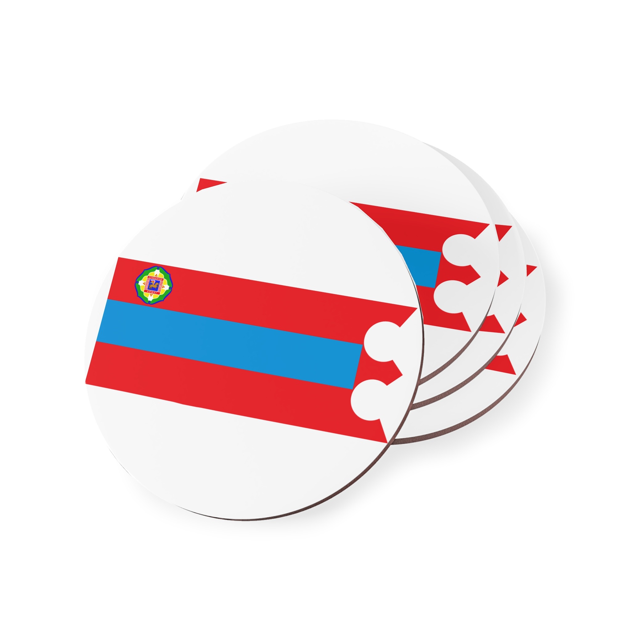 Mn Flag Sükhbaatar Aimag Coasters - Image 3