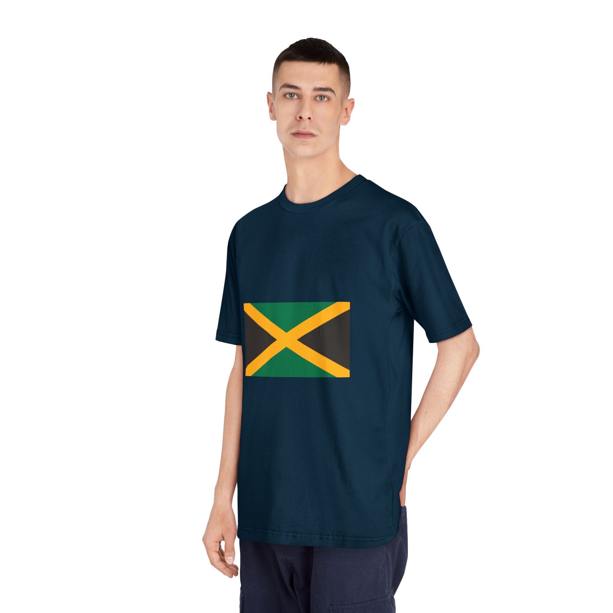 Flag of Jamaica Unisex Classic Crewneck T Shirt - Image 20