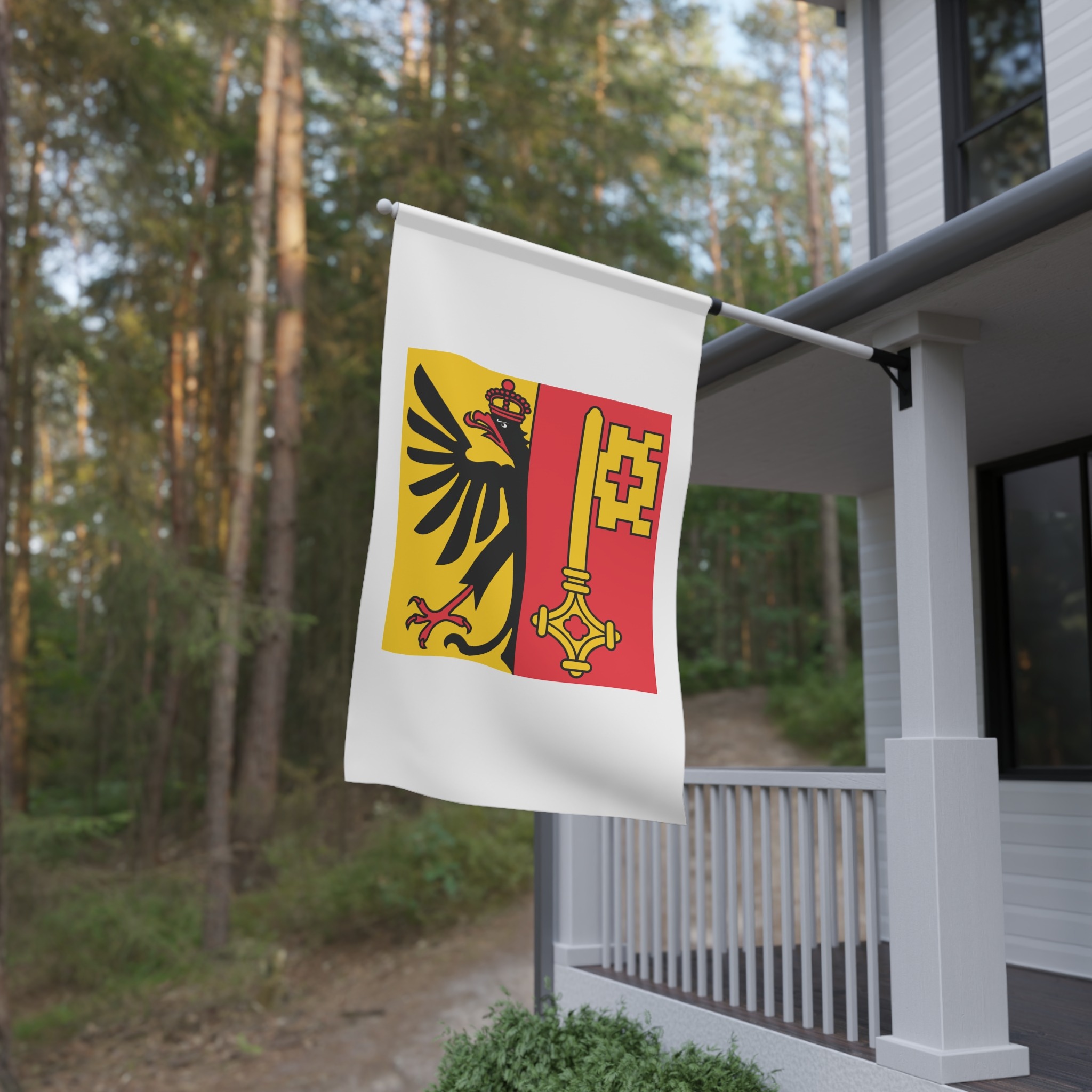 Flag of Canton of Geneva House Banner - Image 4