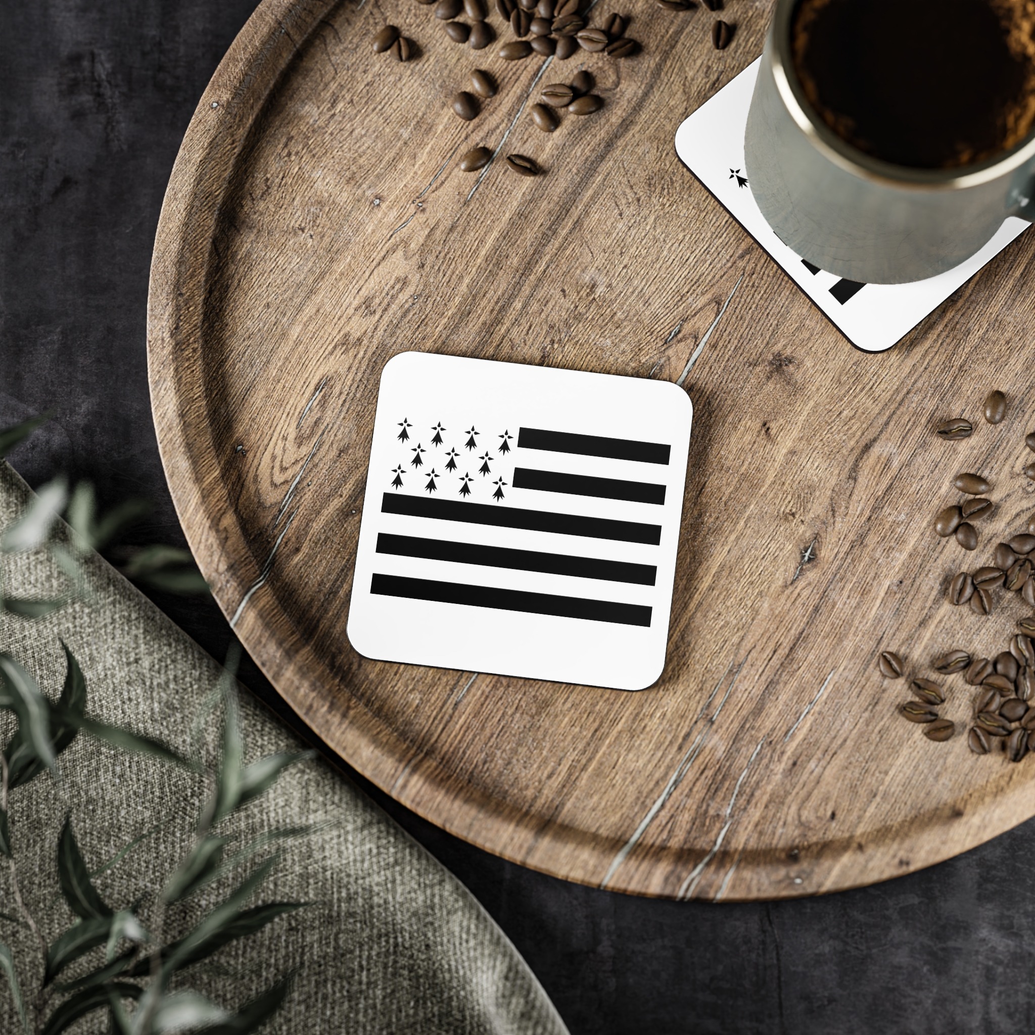 Traditional Flag Brittany Coasters - Image 5