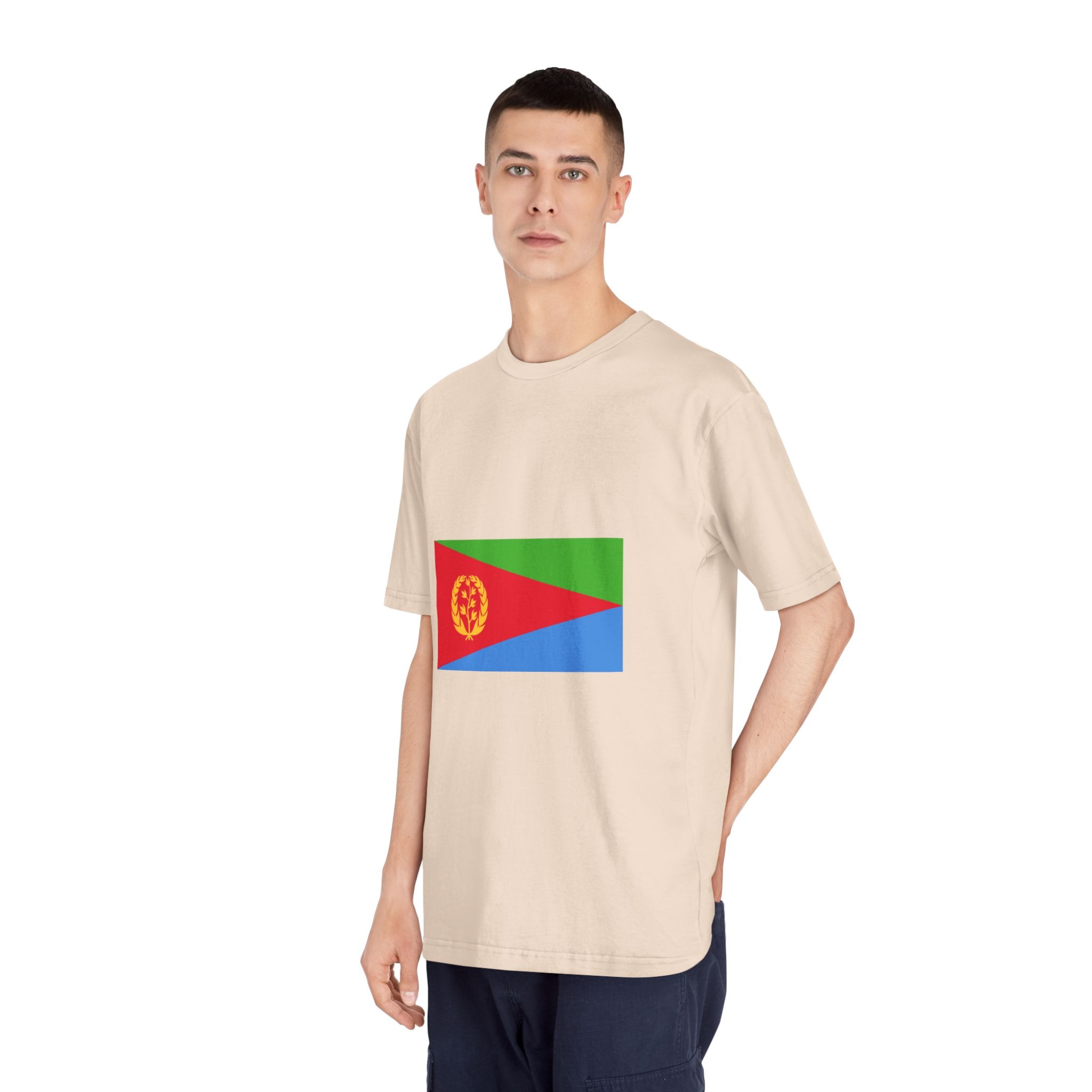 Flag of Eritrea Unisex Classic Crewneck T Shirt - Image 12