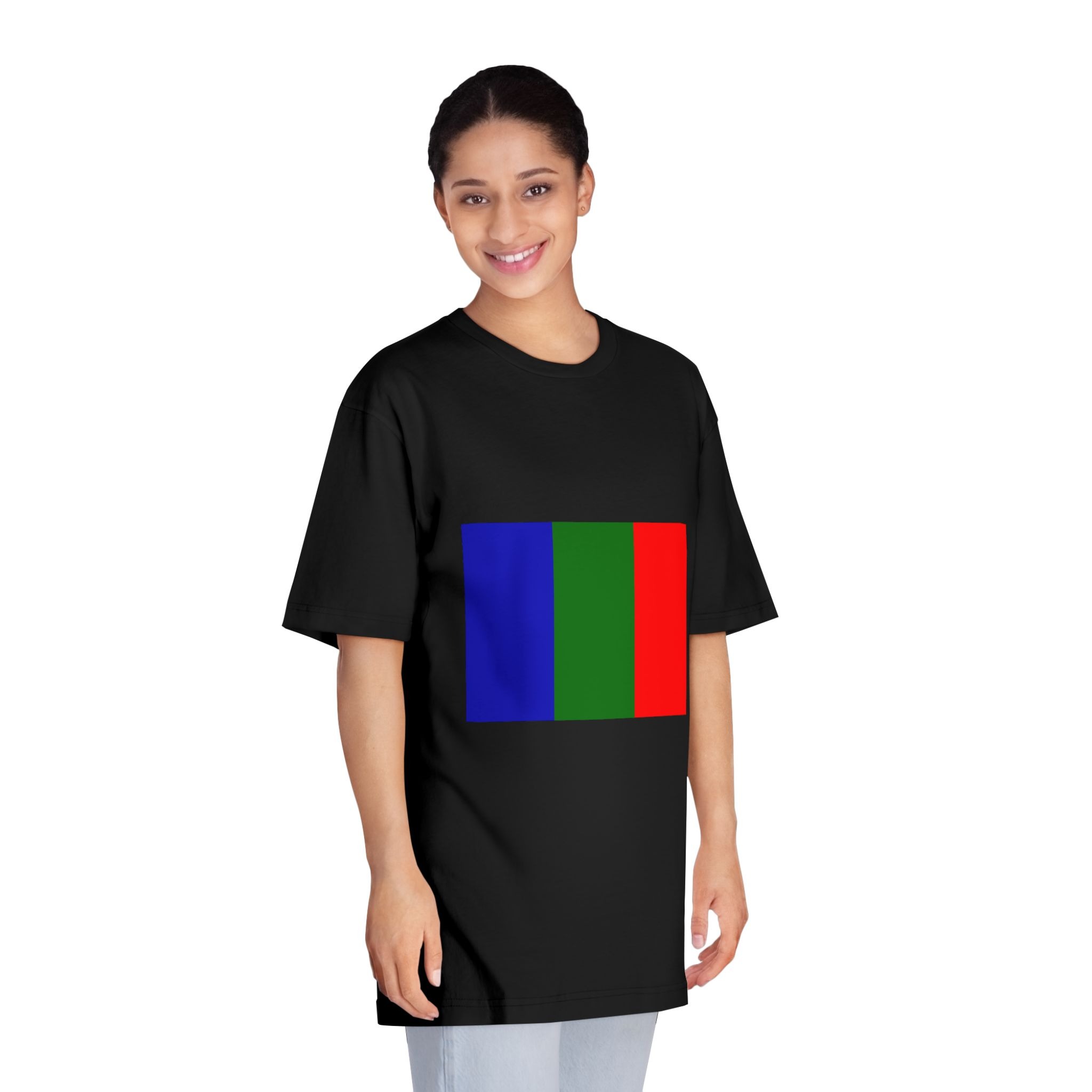 Bandera de Moquegua Unisex Classic Crewneck T Shirt - Image 7