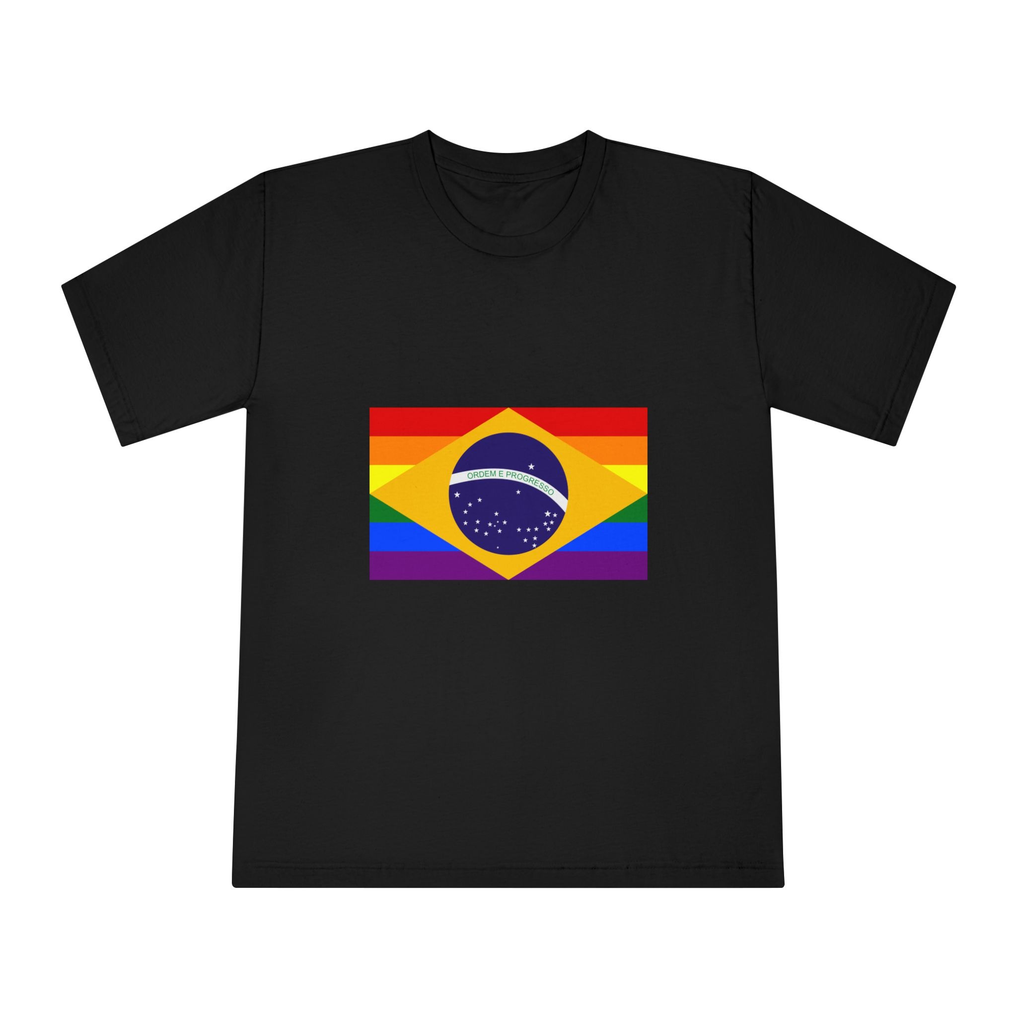 Brazil Gay Flag Unisex Classic Crewneck T Shirt - Image 5