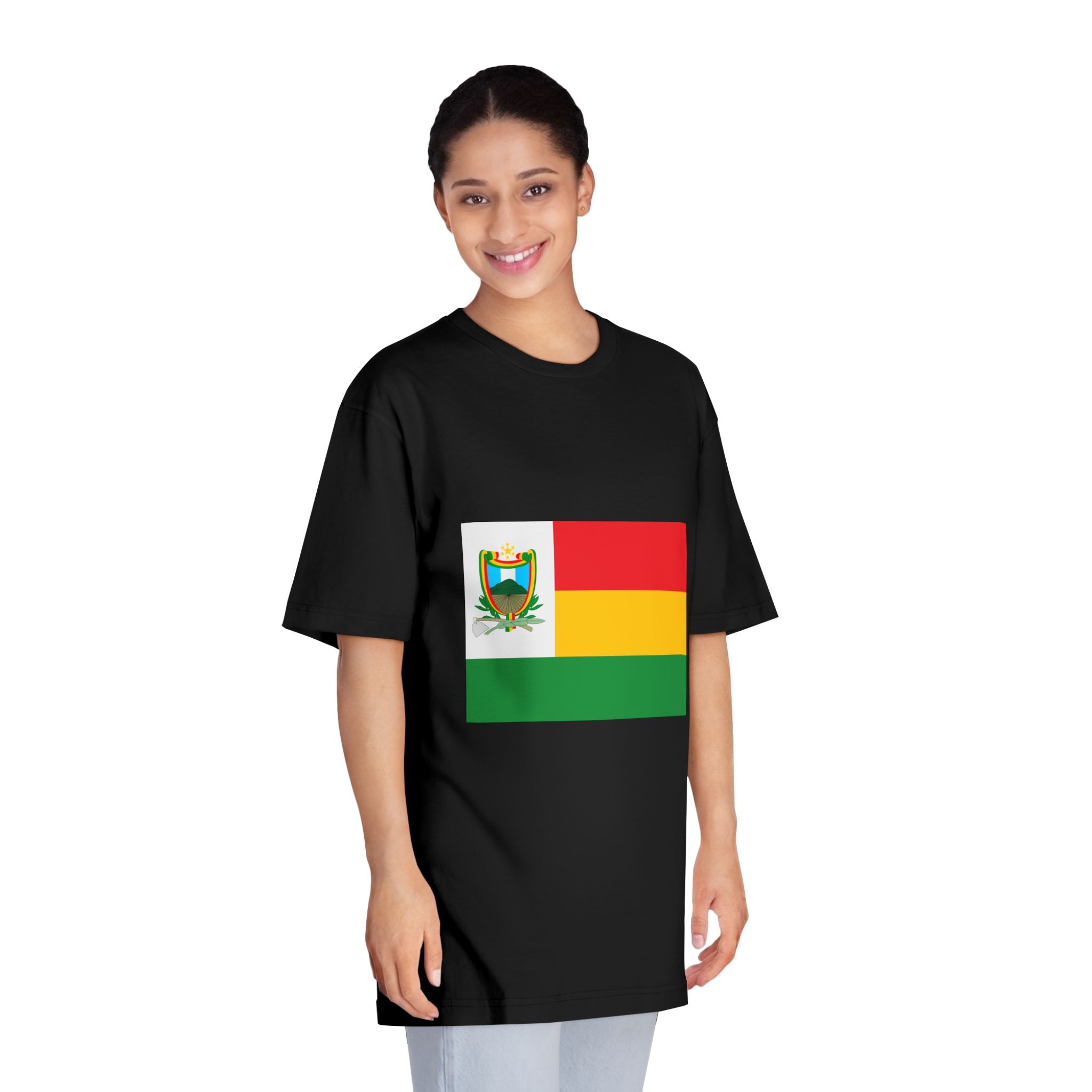 Flag of Jalapa Department, Guatemala Unisex Classic Crewneck T Shirt - Image 7