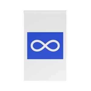 Metis Blue Flag House Banner