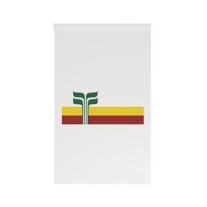Flag Francomanitobains Red White Blue Banner Representing Manitobas Frenchspeaking Community Culture House Banner