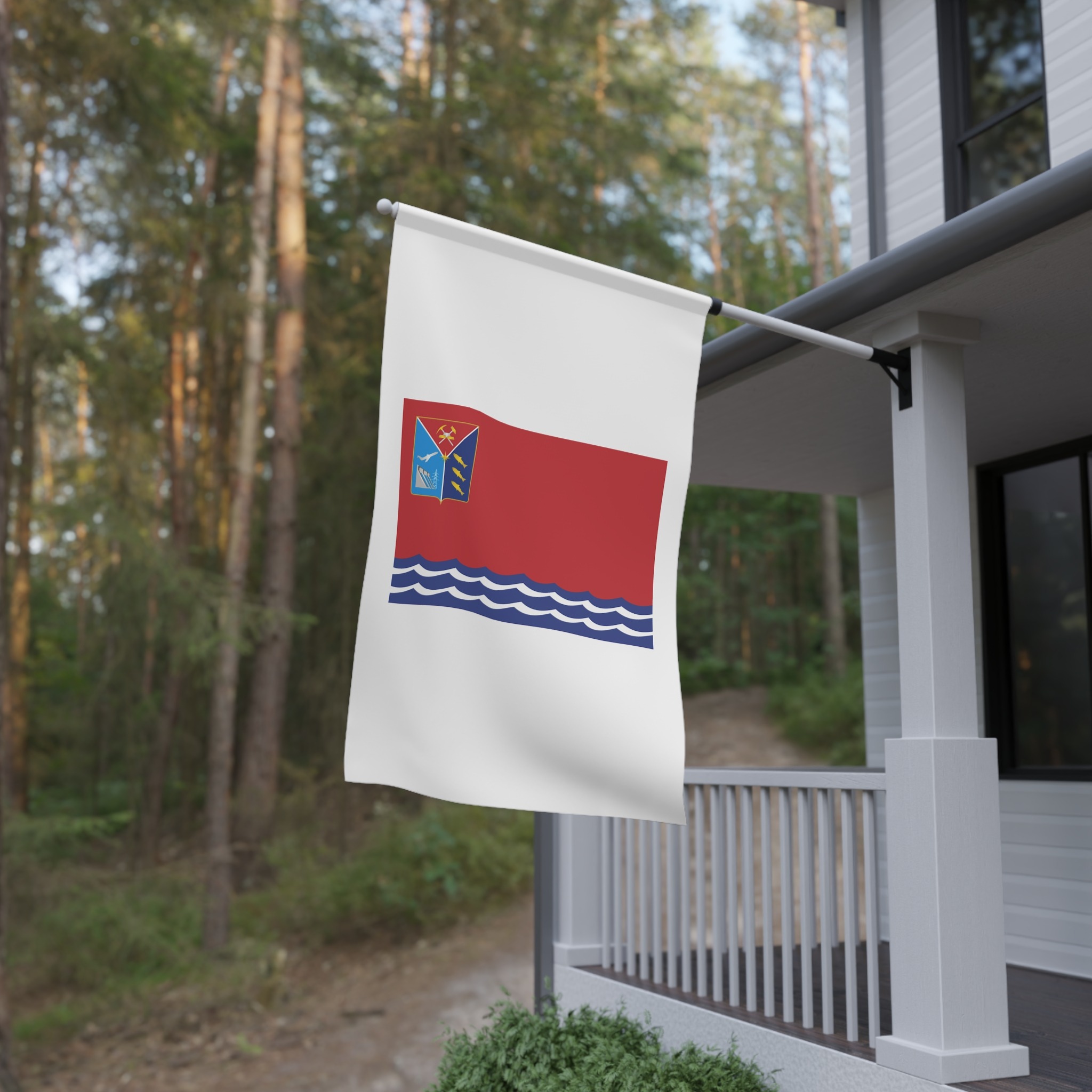 Flag of Magadan Oblast House Banner - Image 4