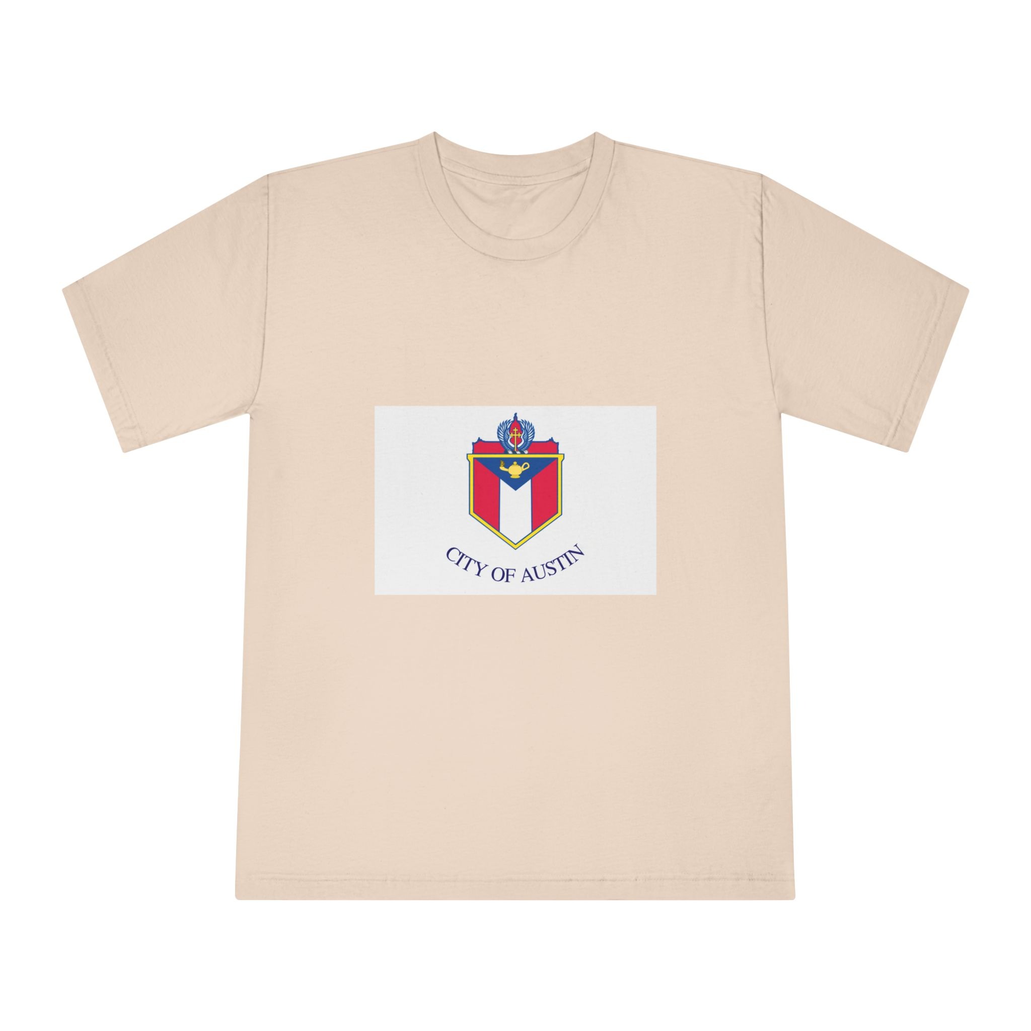 Flag of Austin, Texas Unisex Classic Crewneck T Shirt - Image 9