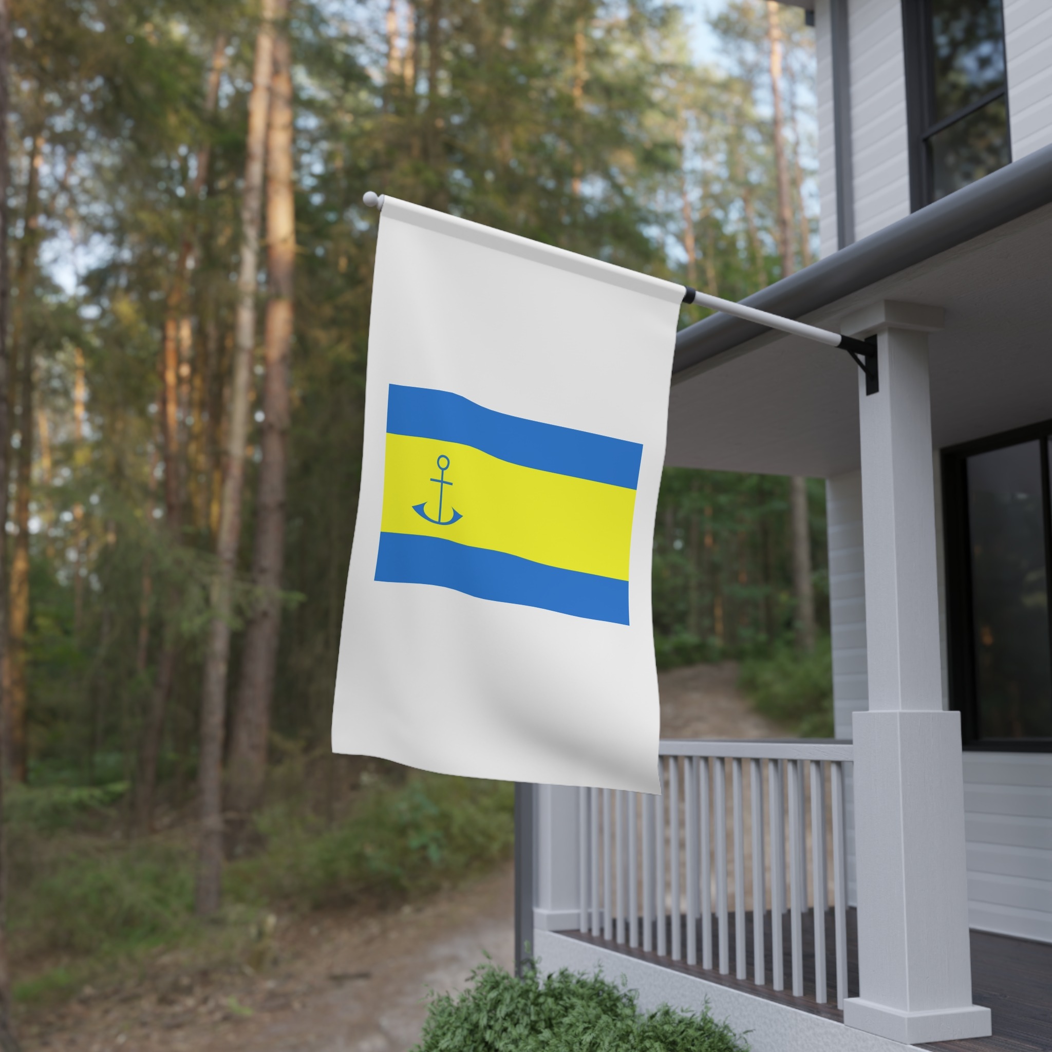 Flag of Henichesk Raion House Banner - Image 4